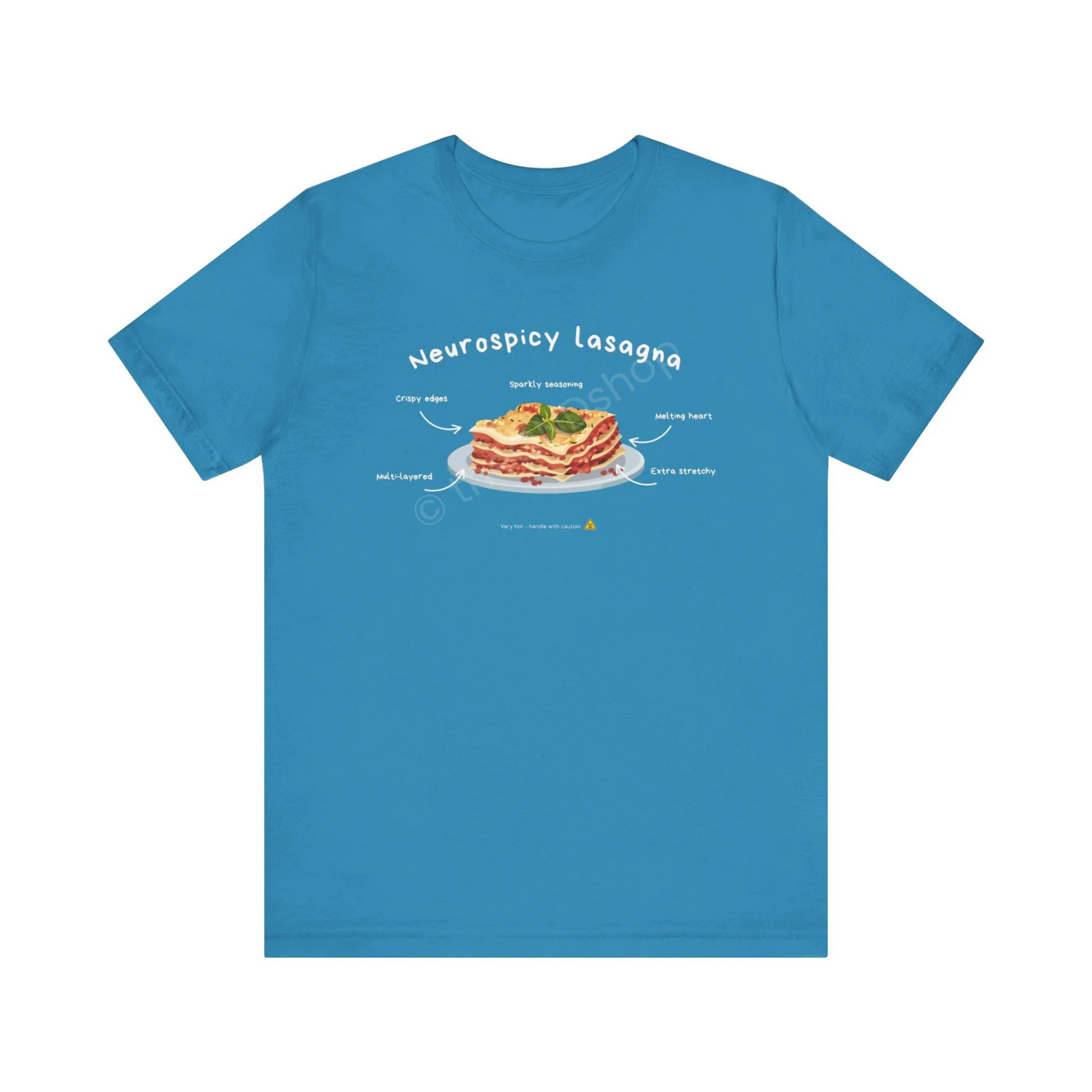 Unisex T-shirt - Neurospicy Lasagna – Multi-layered and extra spicy