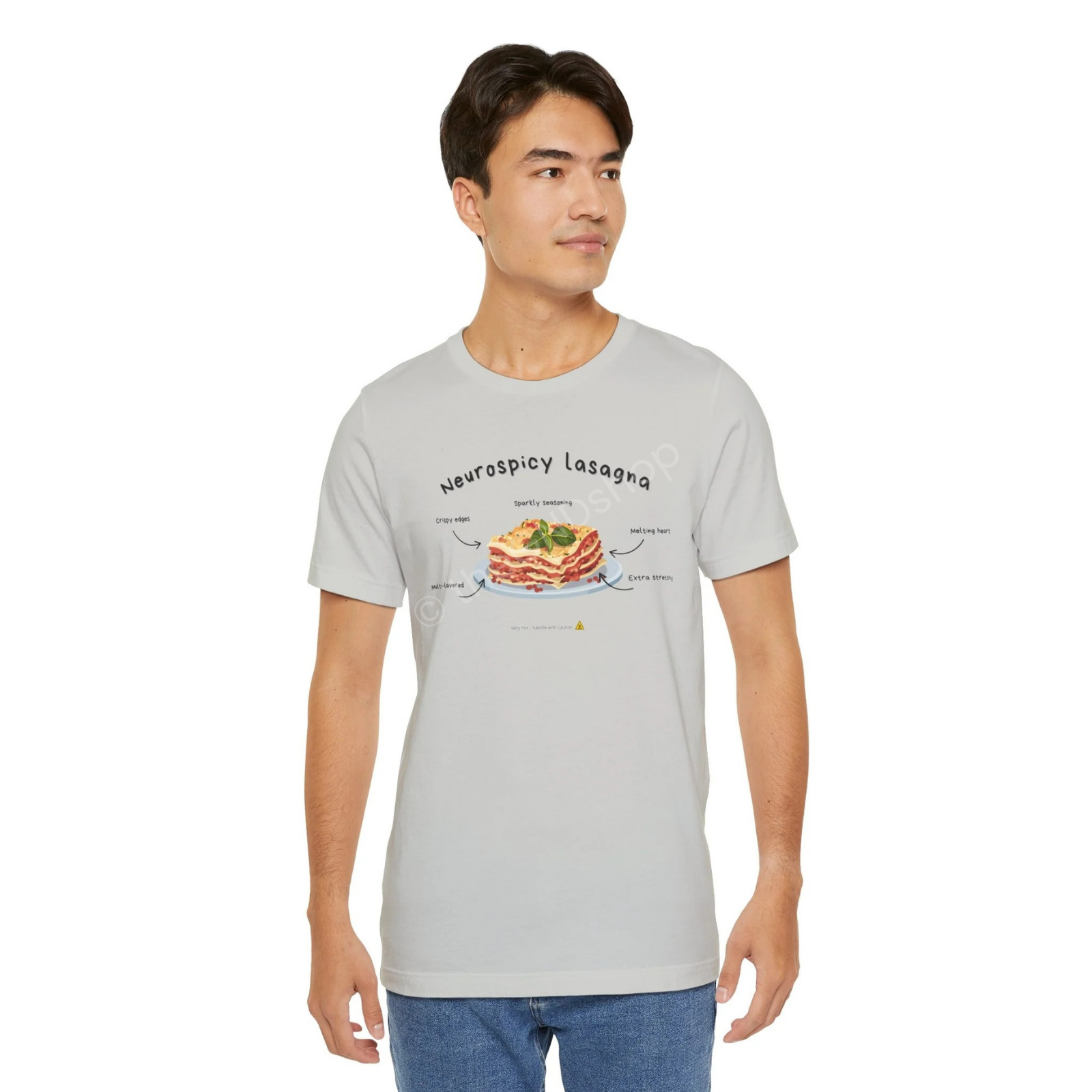 Unisex T-shirt - Neurospicy Lasagna – Multi-layered and extra spicy