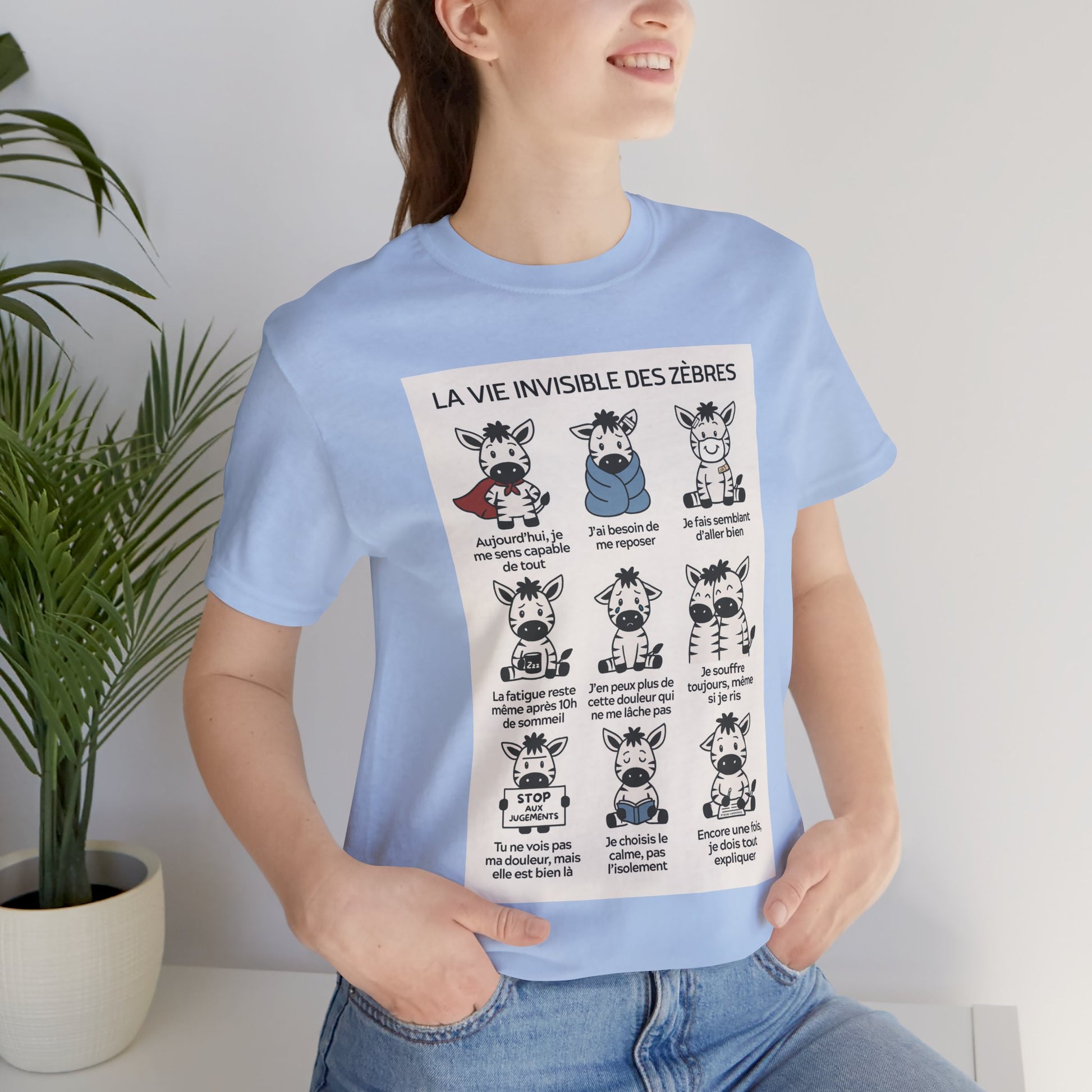 T-shirt Unisex - La vie invisible des zèbres (SED)