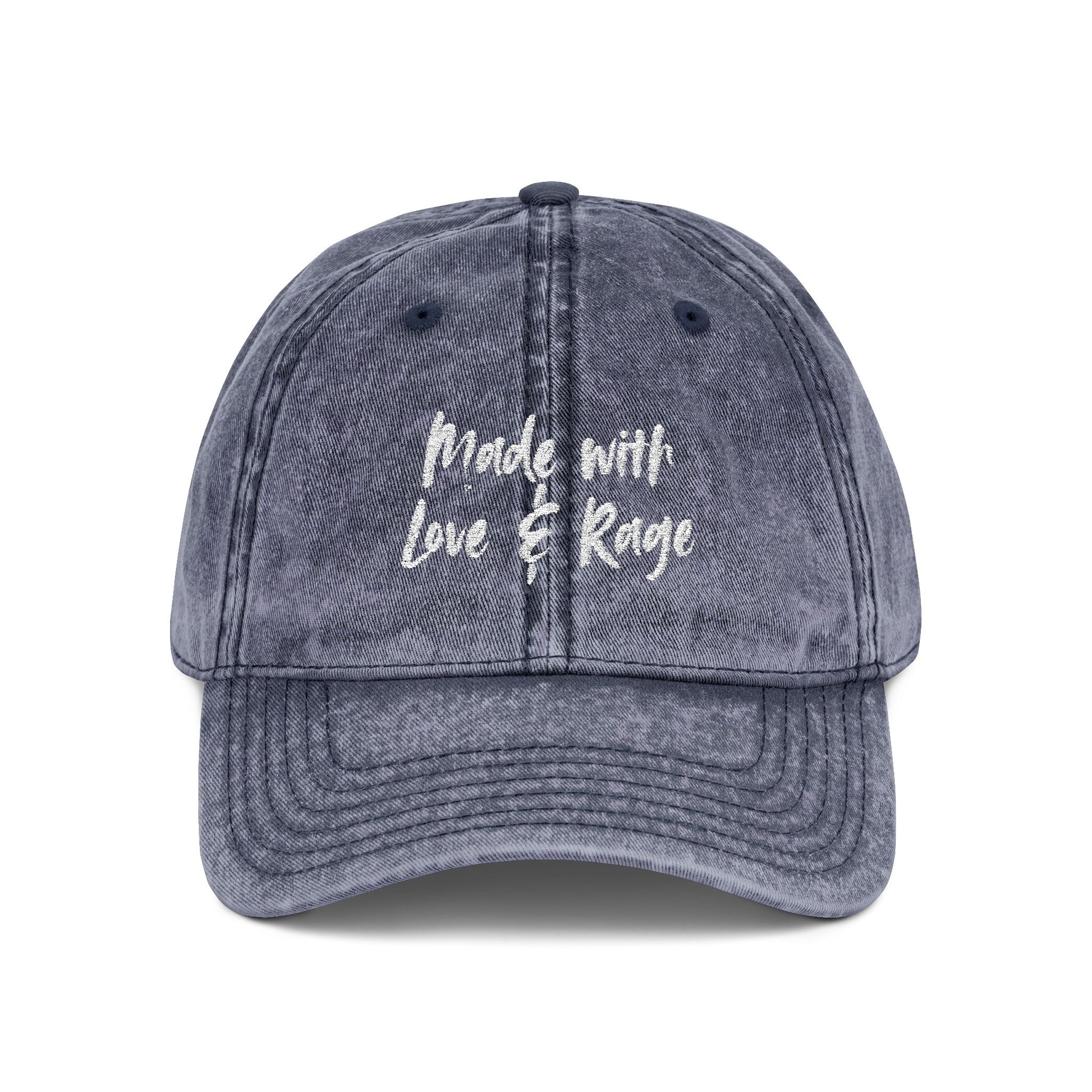 Casquette Vintage — “Made with Love & Rage”