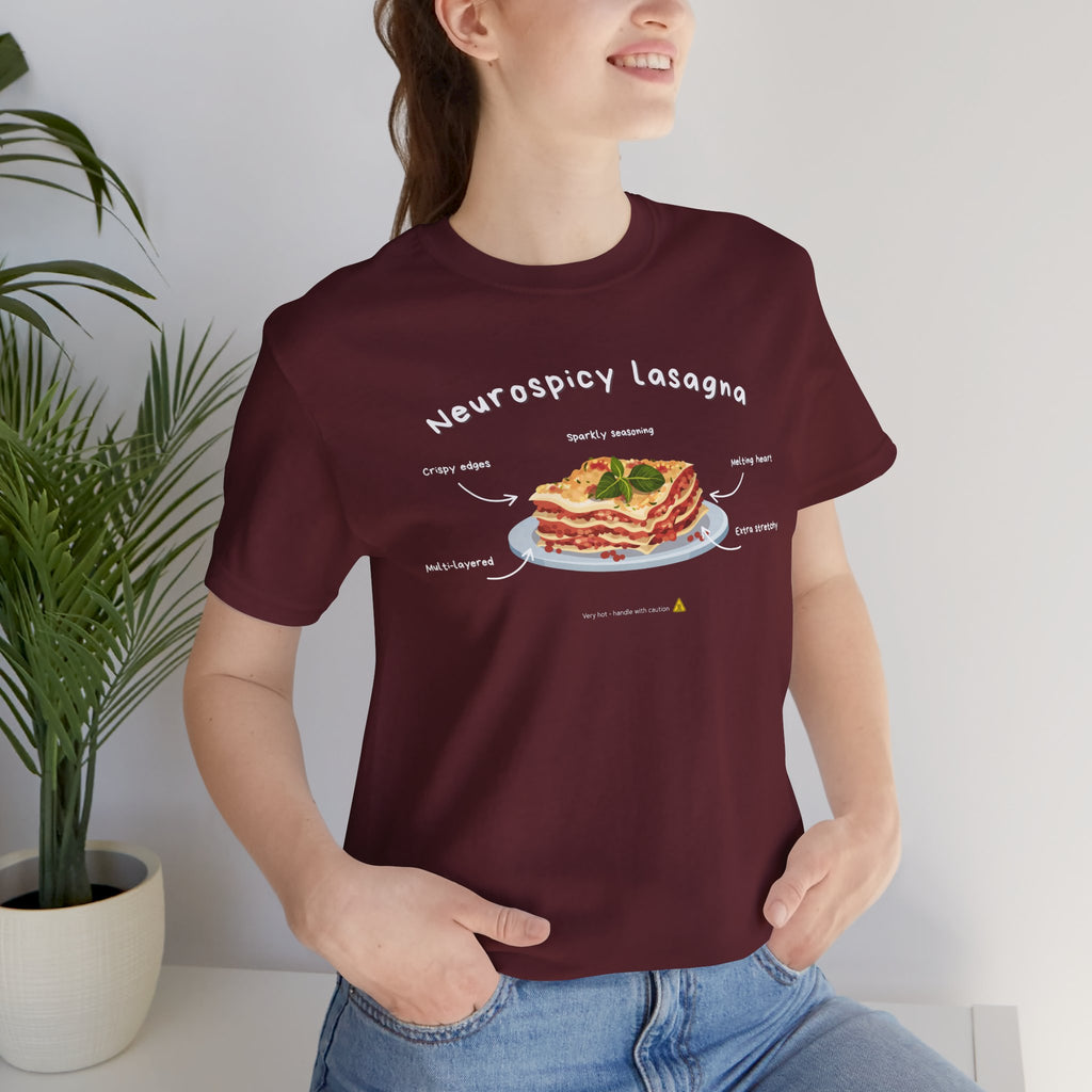 T-shirt - Neurospicy Lasagna – Multi-layered and extra spicy