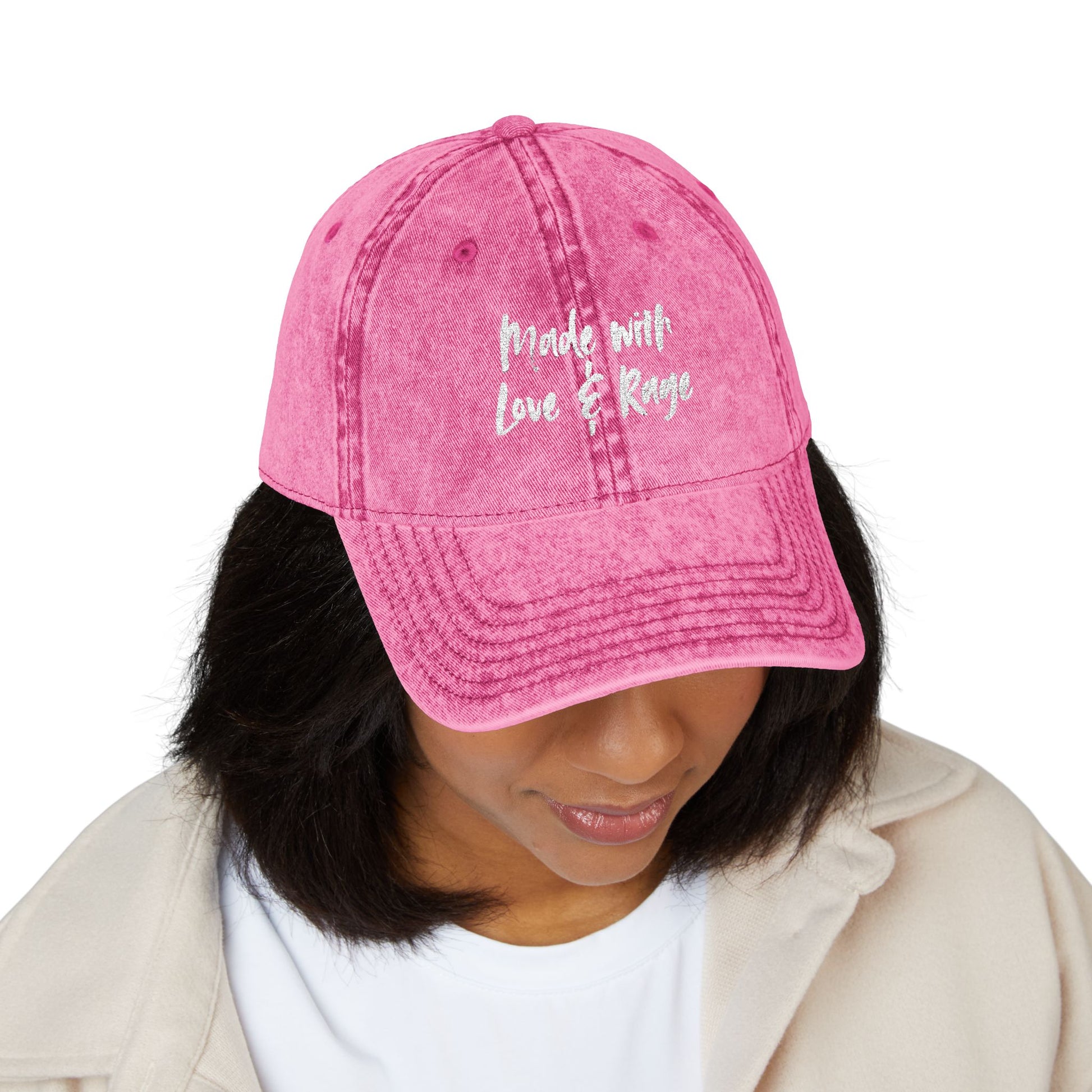 Casquette Vintage — “Made with Love & Rage”
