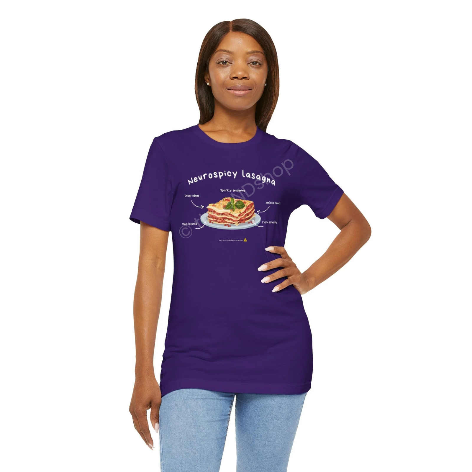 Unisex T-shirt - Neurospicy Lasagna – Multi-layered and extra spicy