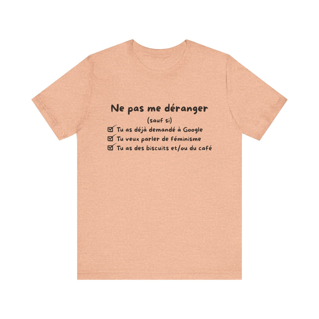 Unisex T-Shirt - Do Not Disturb Me (Unless)