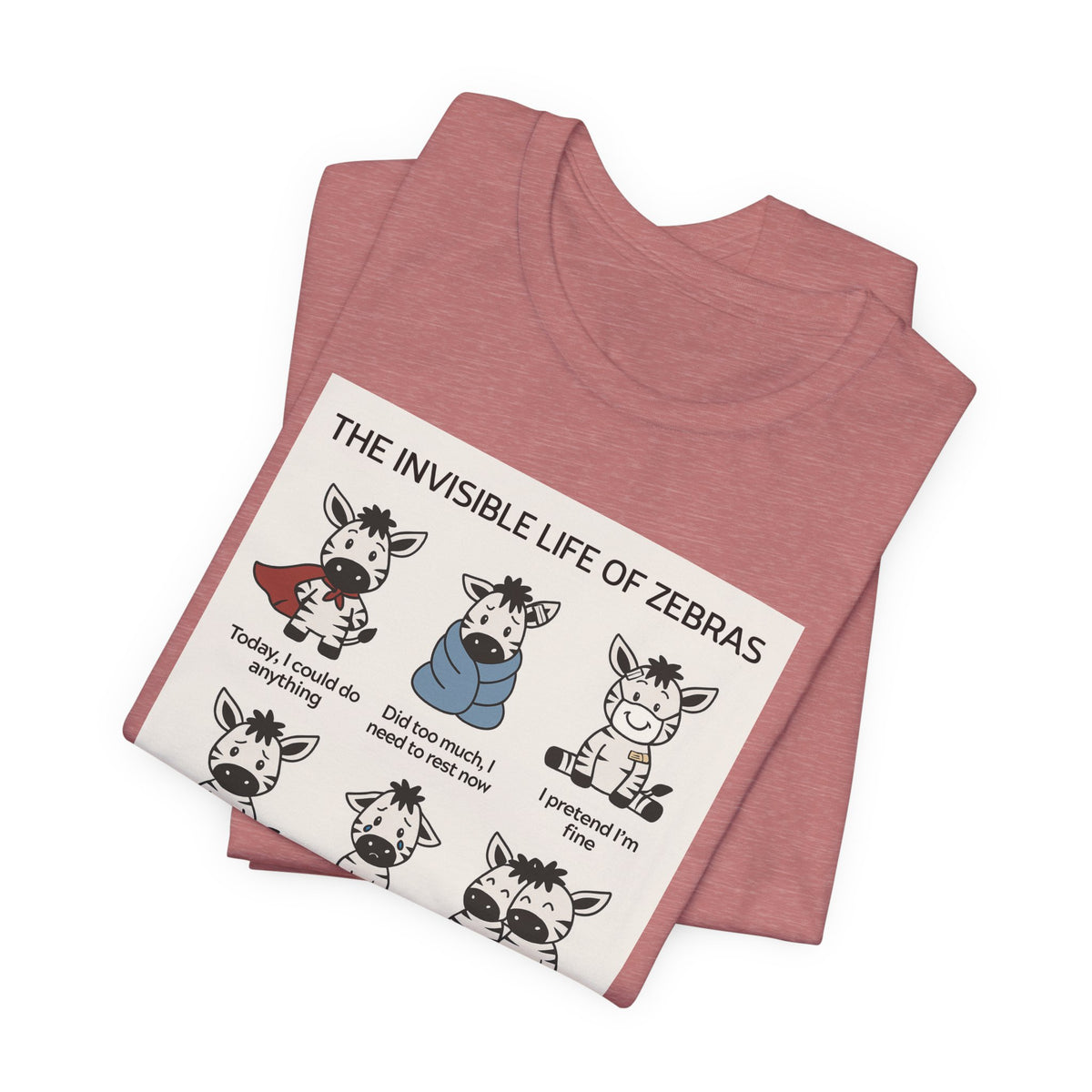 T-shirt - The Invisible Life of Zebras (hEDS)