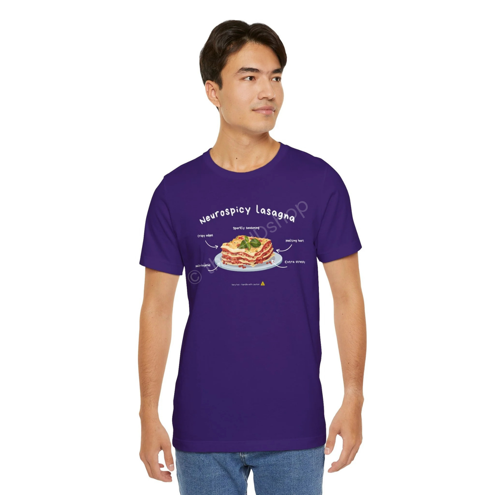 Unisex T-shirt - Neurospicy Lasagna – Multi-layered and extra spicy