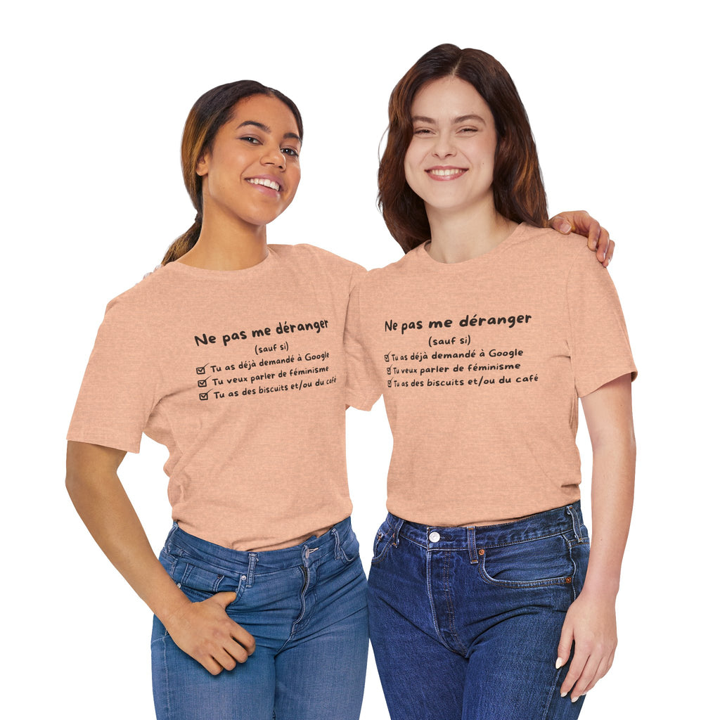 Unisex T-Shirt - Do Not Disturb Me (Unless)