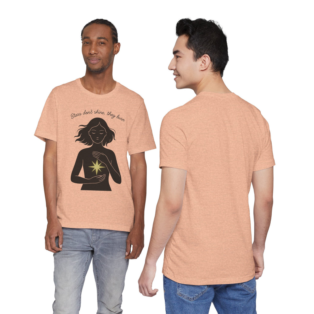 T-shirt - Stars don't shine they burn
