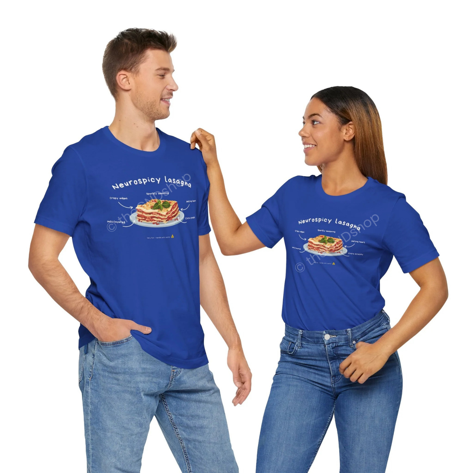 Unisex T-shirt - Neurospicy Lasagna – Multi-layered and extra spicy