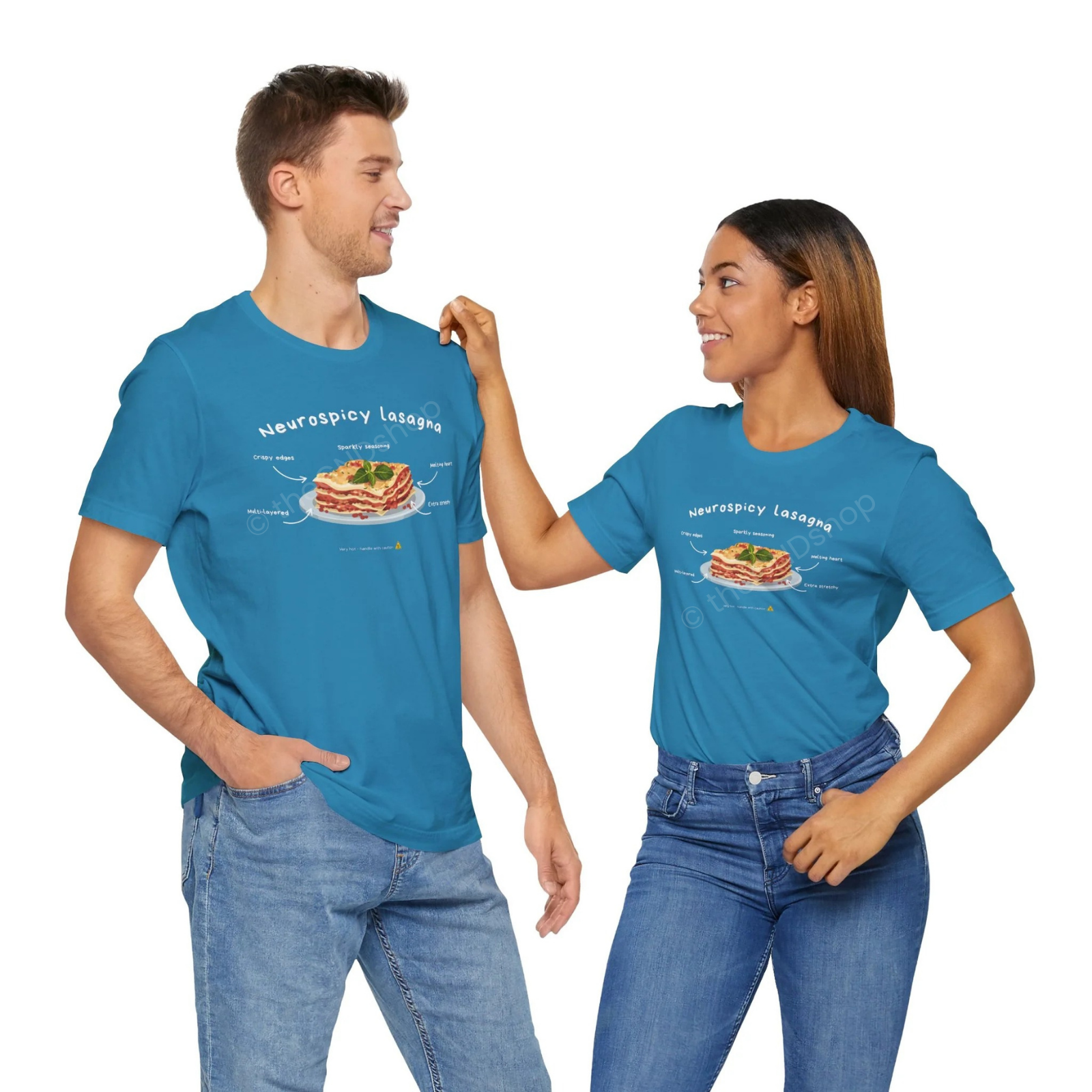 Unisex T-shirt - Neurospicy Lasagna – Multi-layered and extra spicy