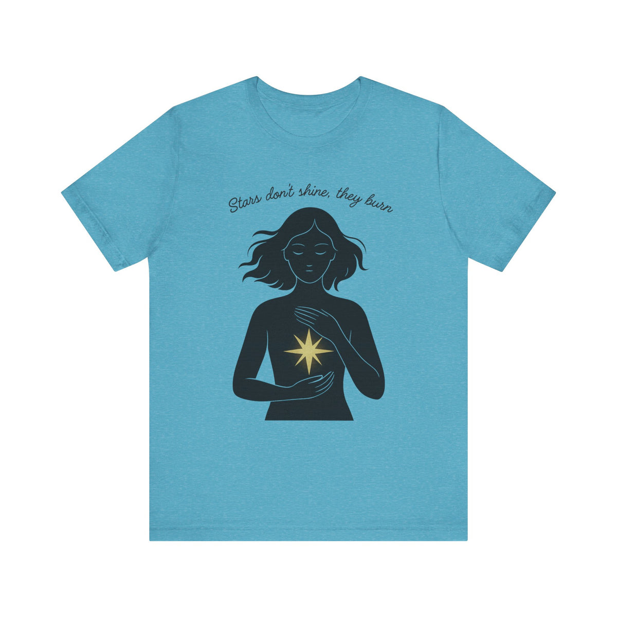 T-shirt - Stars don't shine they burn