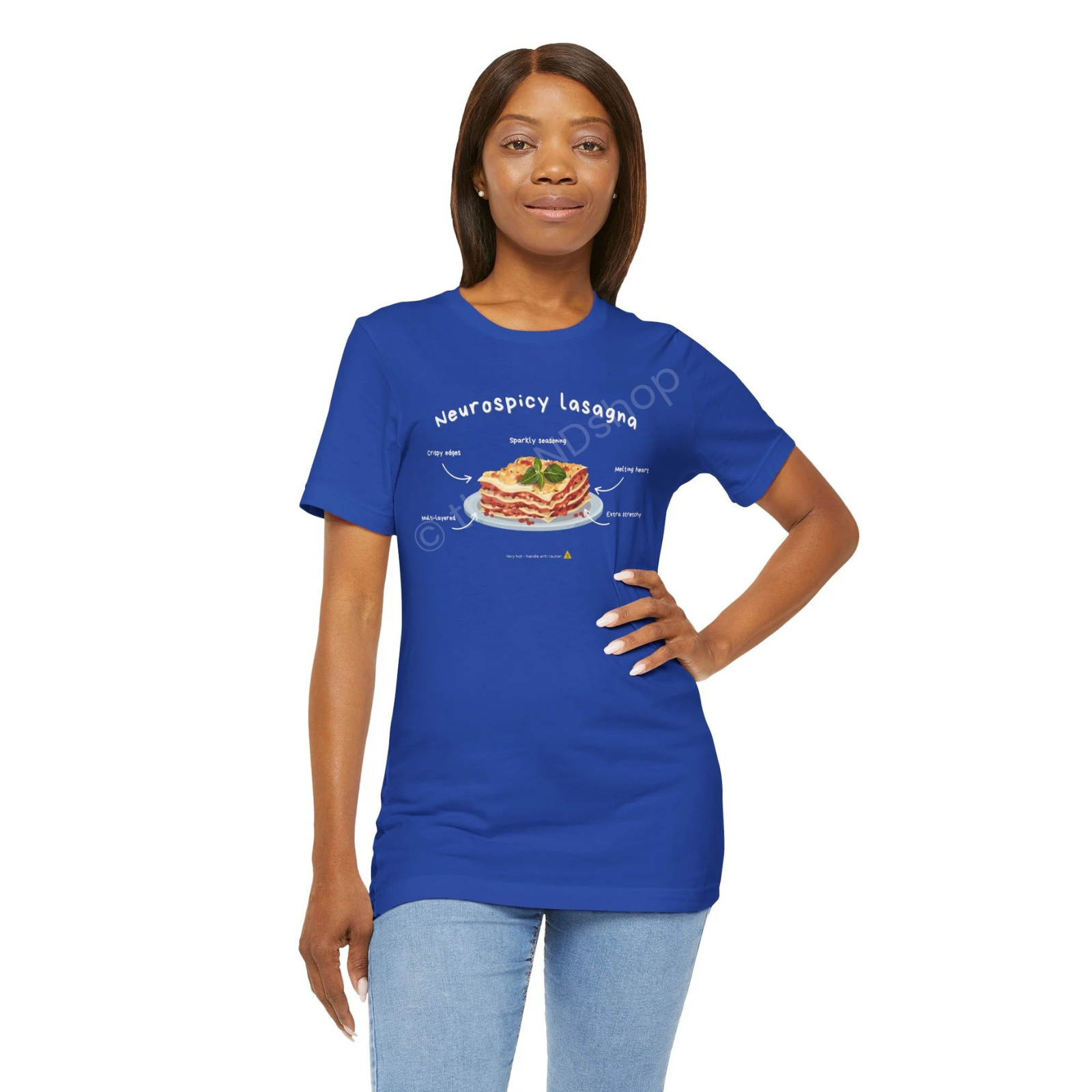 Unisex T-shirt - Neurospicy Lasagna – Multi-layered and extra spicy