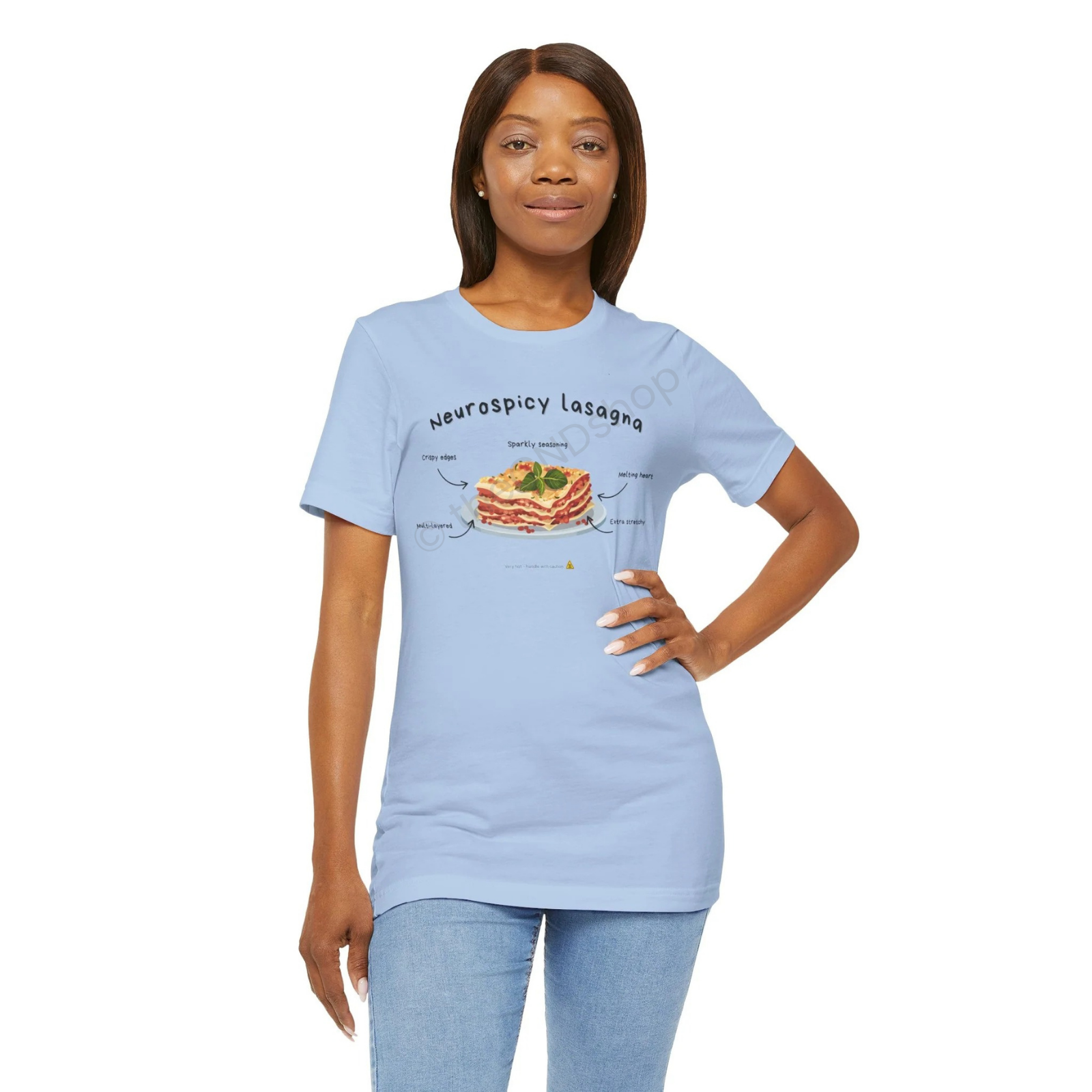 Unisex T-shirt - Neurospicy Lasagna – Multi-layered, extra spicy