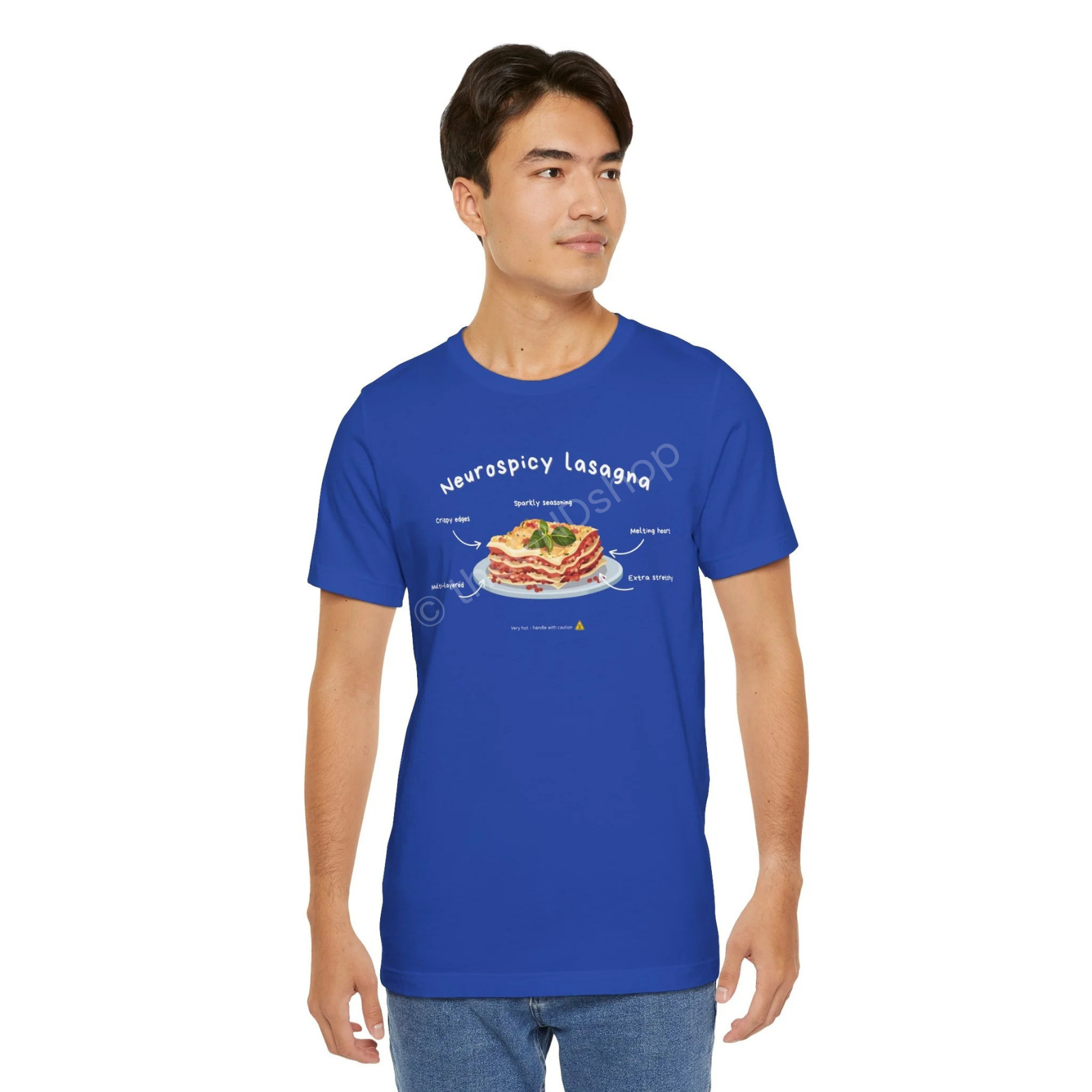 Unisex T-shirt - Neurospicy Lasagna – Multi-layered and extra spicy