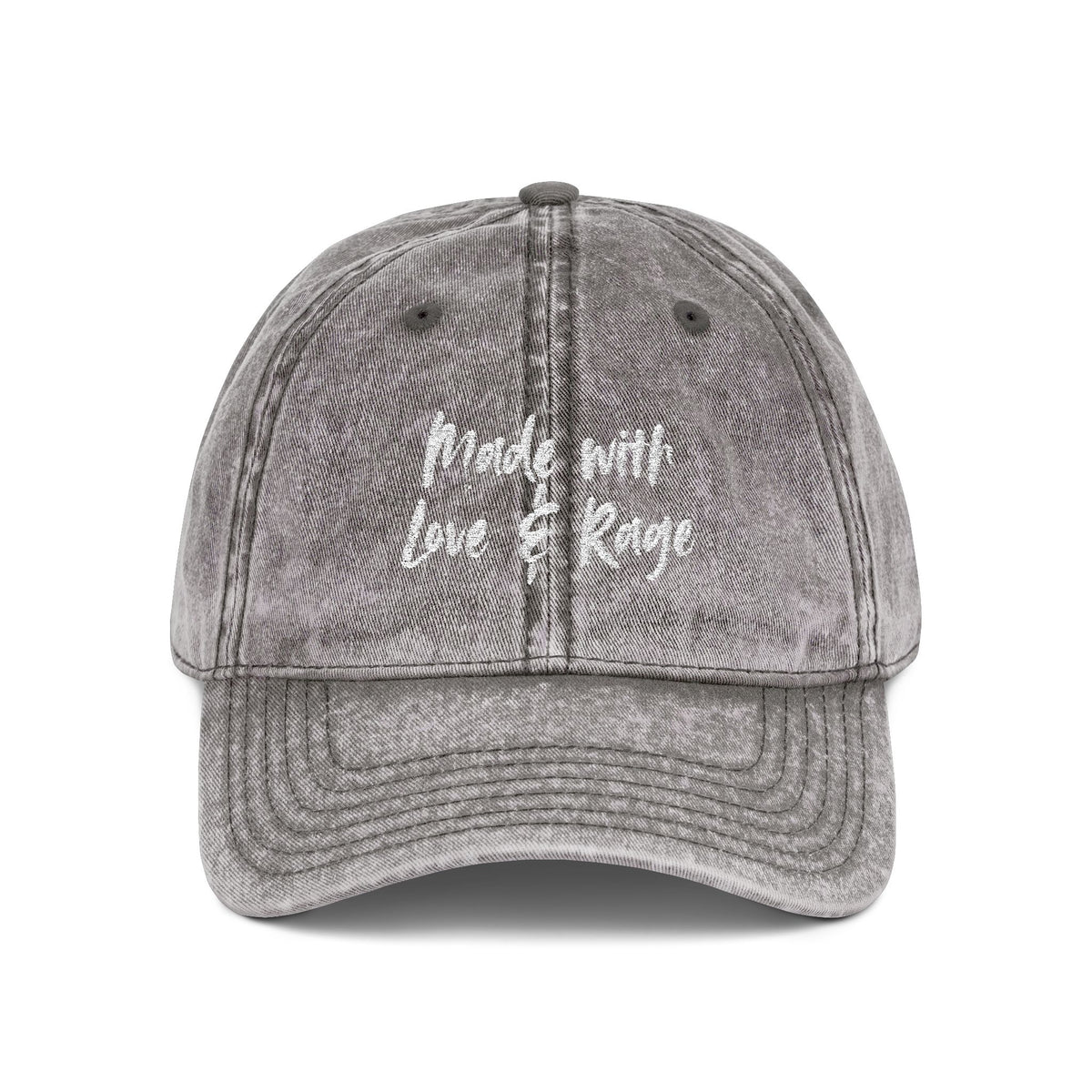 Casquette Vintage — “Made with Love & Rage”