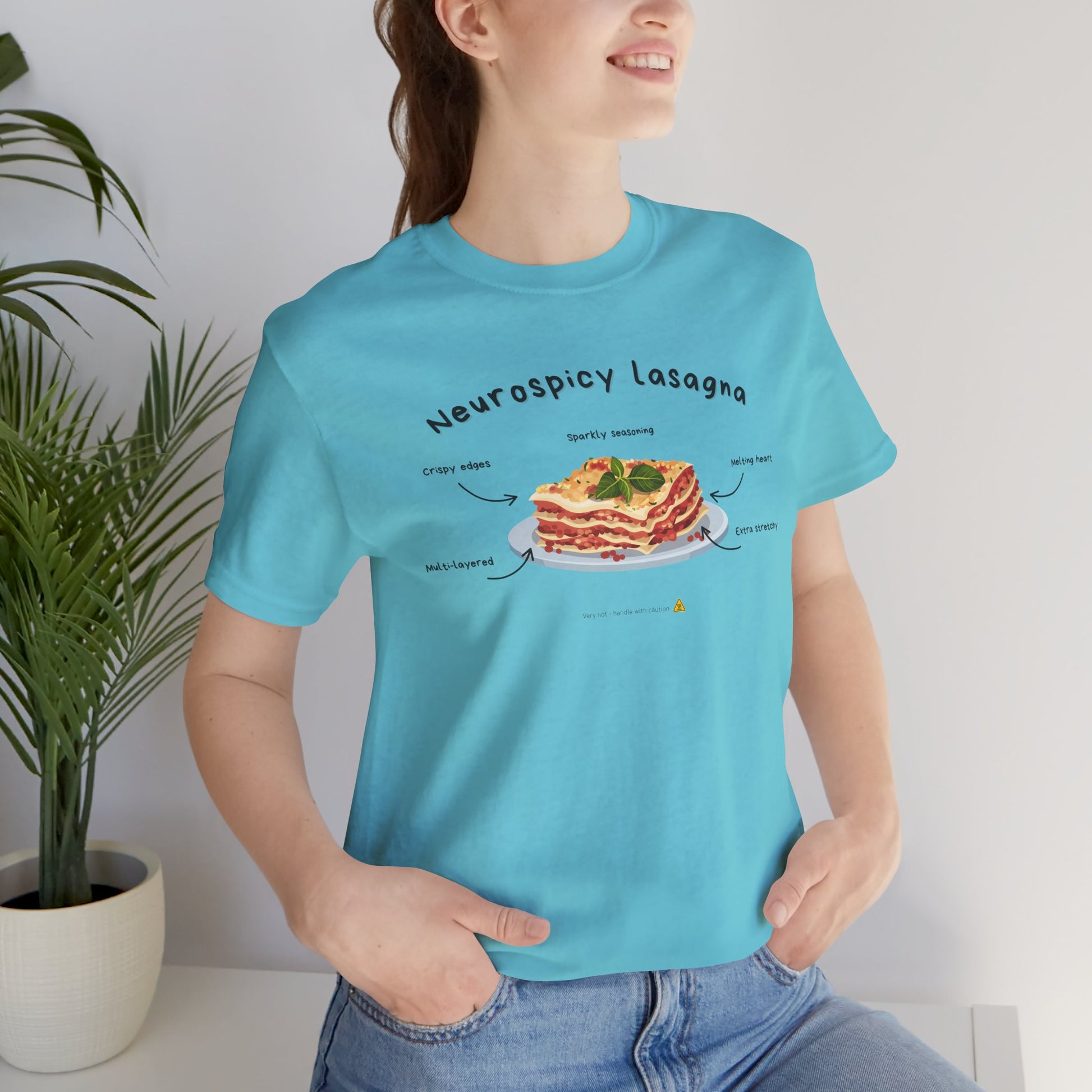 T-shirt - Neurospicy Lasagna – Multi-layered and extra spicy