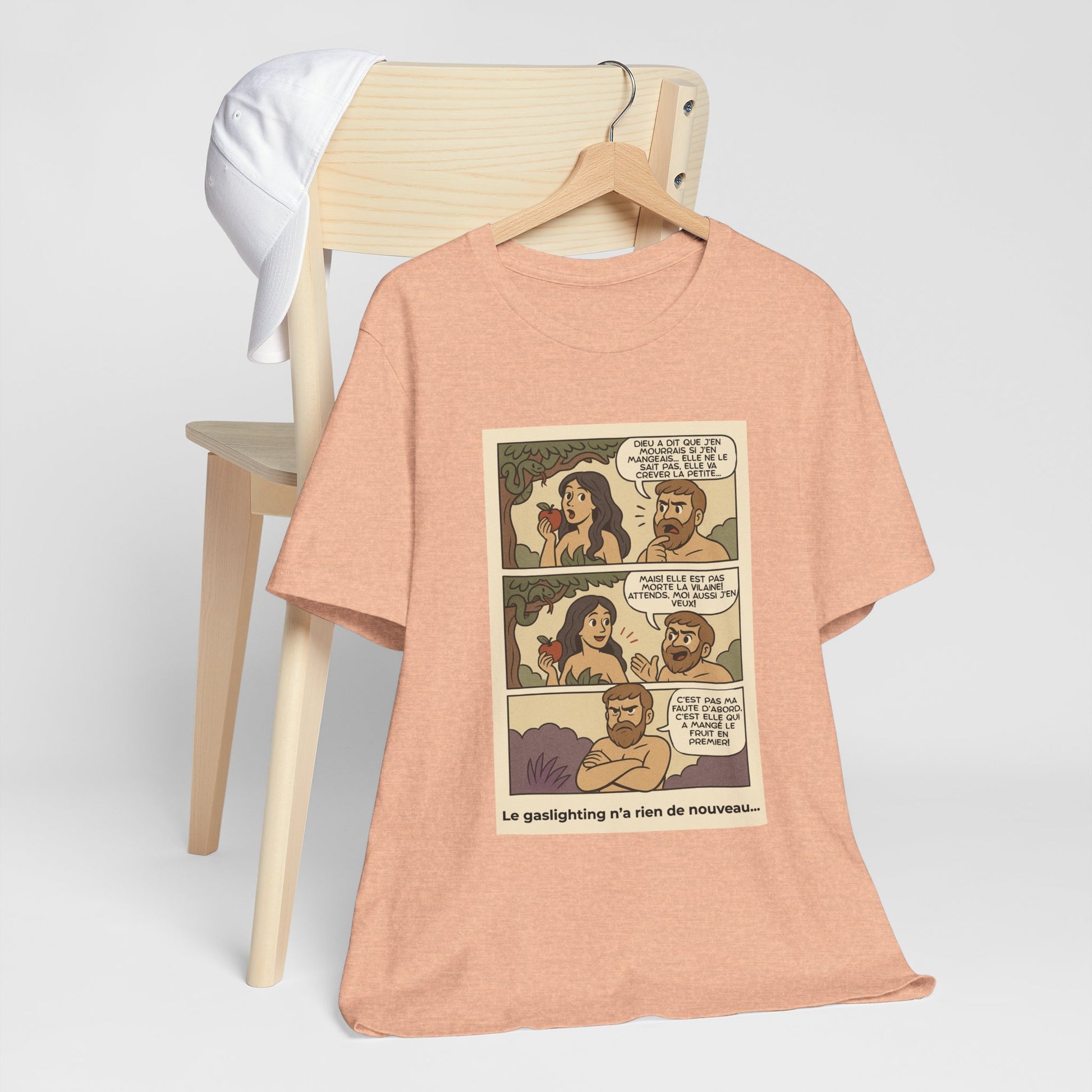 T-shirt - Adam et Eve... Le gaslighting n'a rien de nouveau