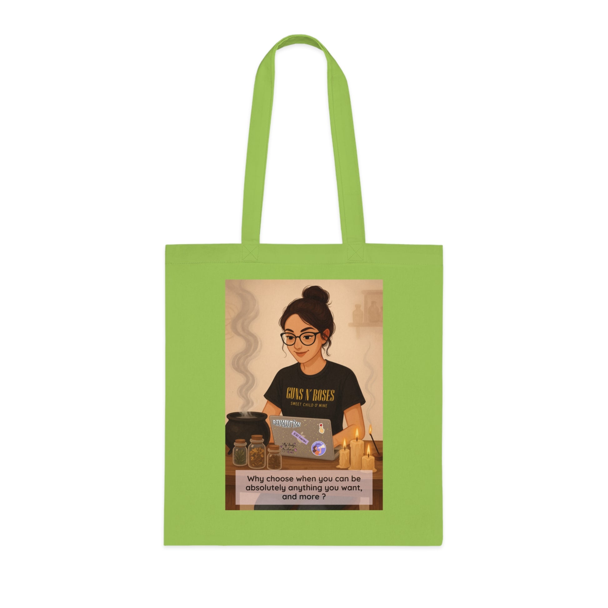 Modern Witch Tote Bag – Empowered Edition ✨