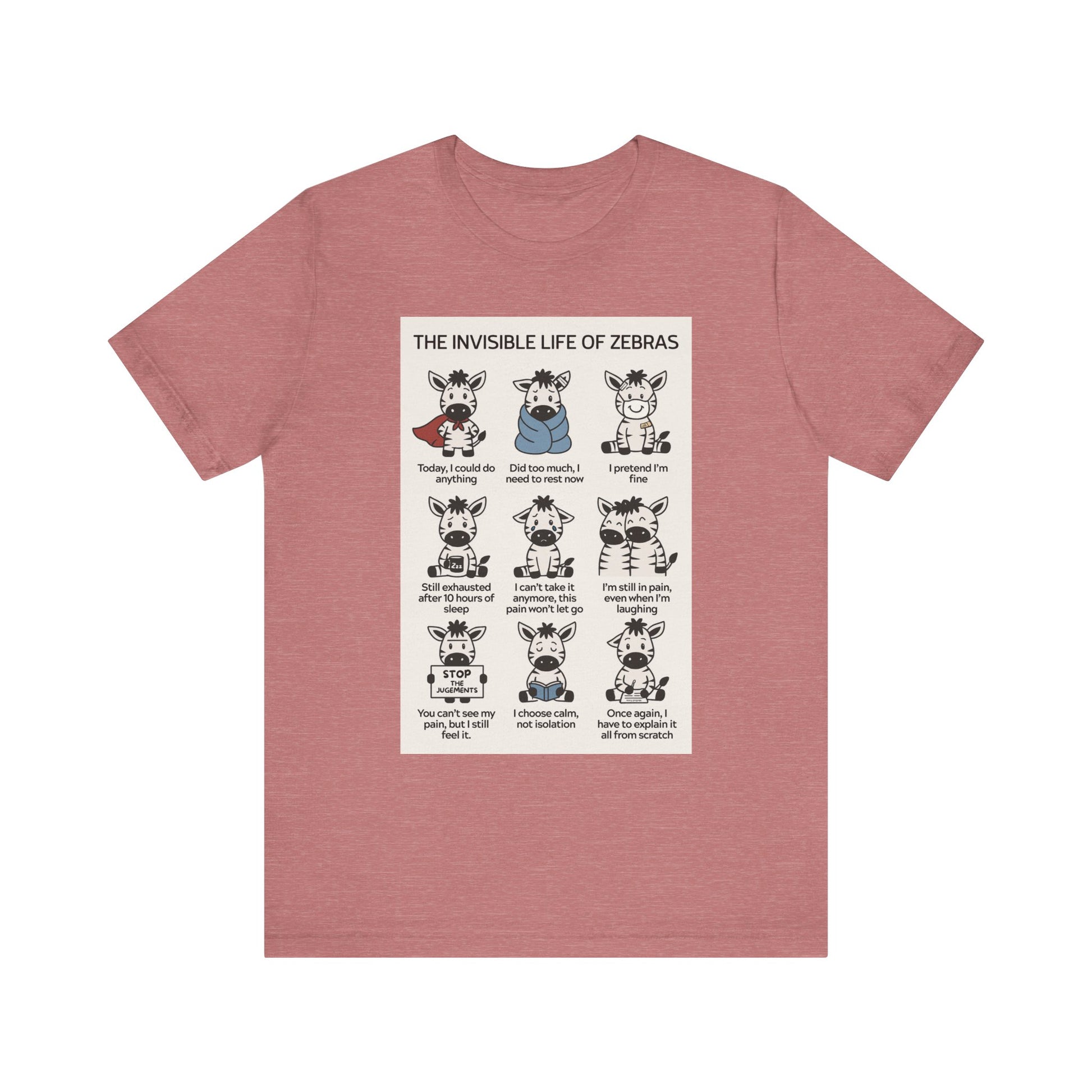 T-shirt - The Invisible Life of Zebras (hEDS)