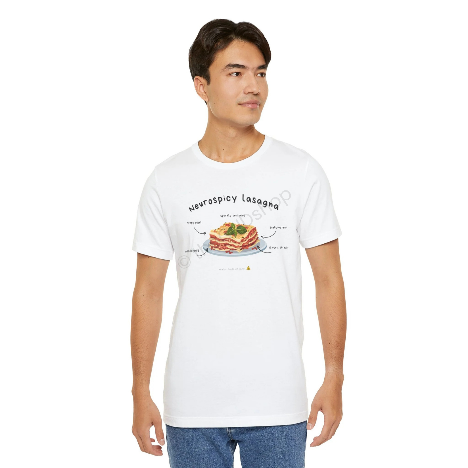 Unisex T-shirt - Neurospicy Lasagna – Multi-layered and extra spicy