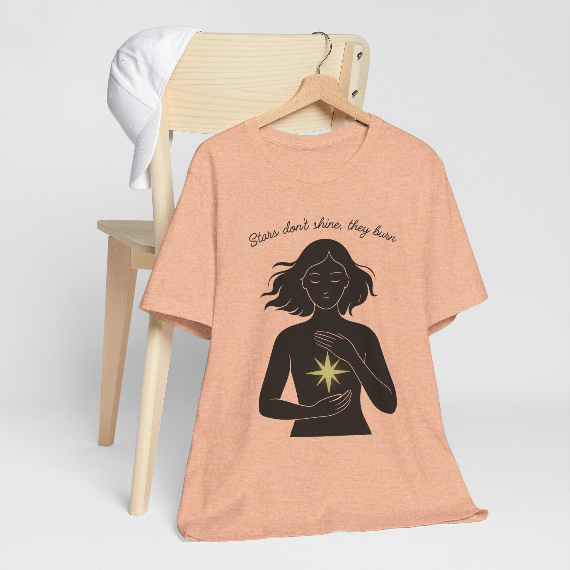 T-shirt - Stars don't shine they burn