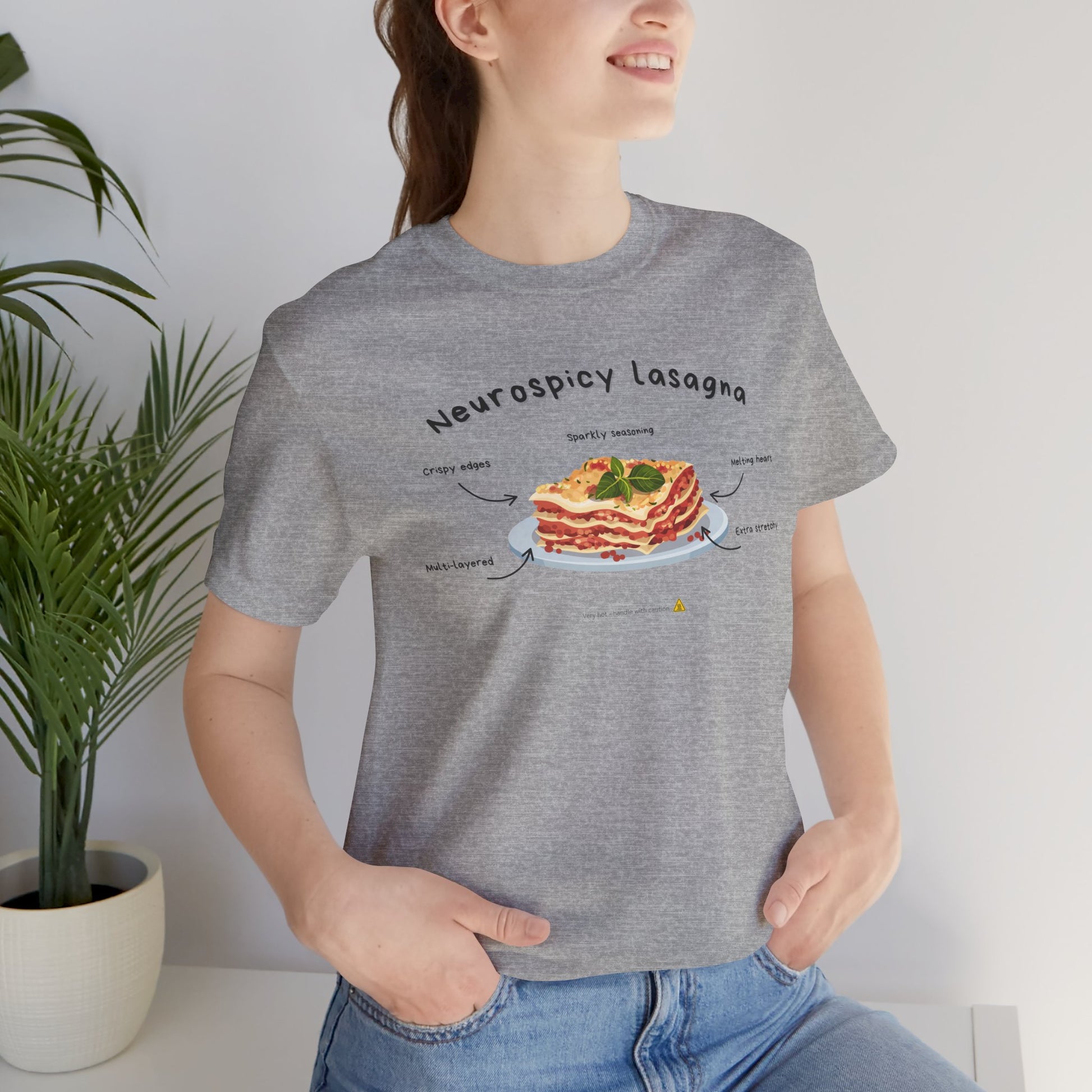 T-shirt - Neurospicy Lasagna – Multi-layered and extra spicy