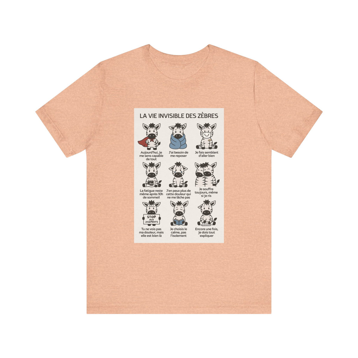 T-shirt - The Invisible Life of Zebras (SED)