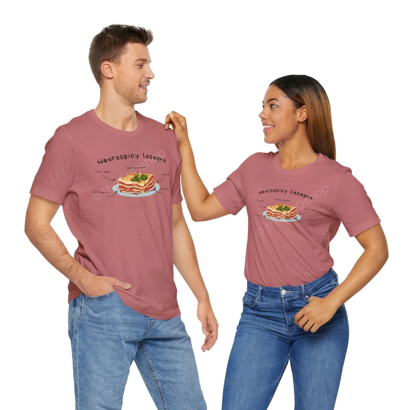 Unisex T-shirt - Neurospicy Lasagna – Multi-layered and extra spicy