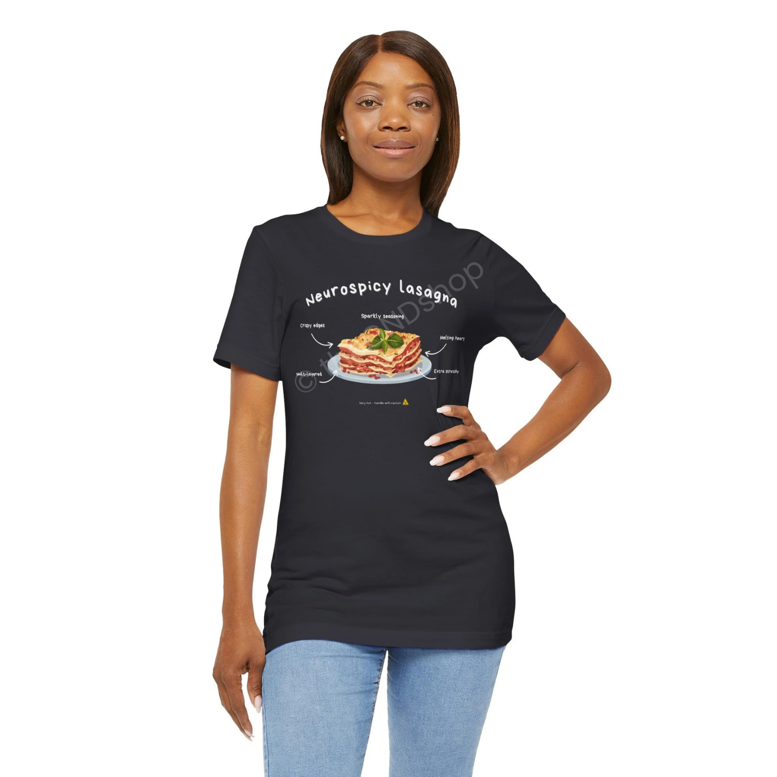 Unisex T-shirt - Neurospicy Lasagna – Multi-layered, extra spicy