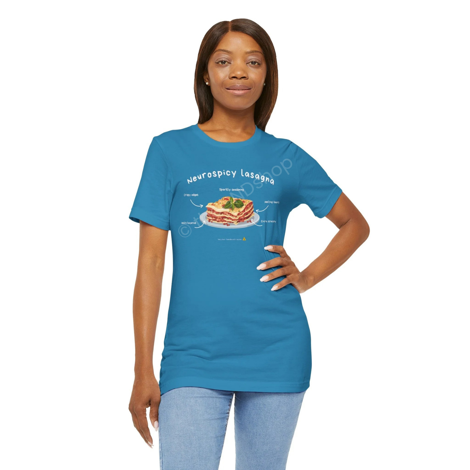 Unisex T-shirt - Neurospicy Lasagna – Multi-layered and extra spicy