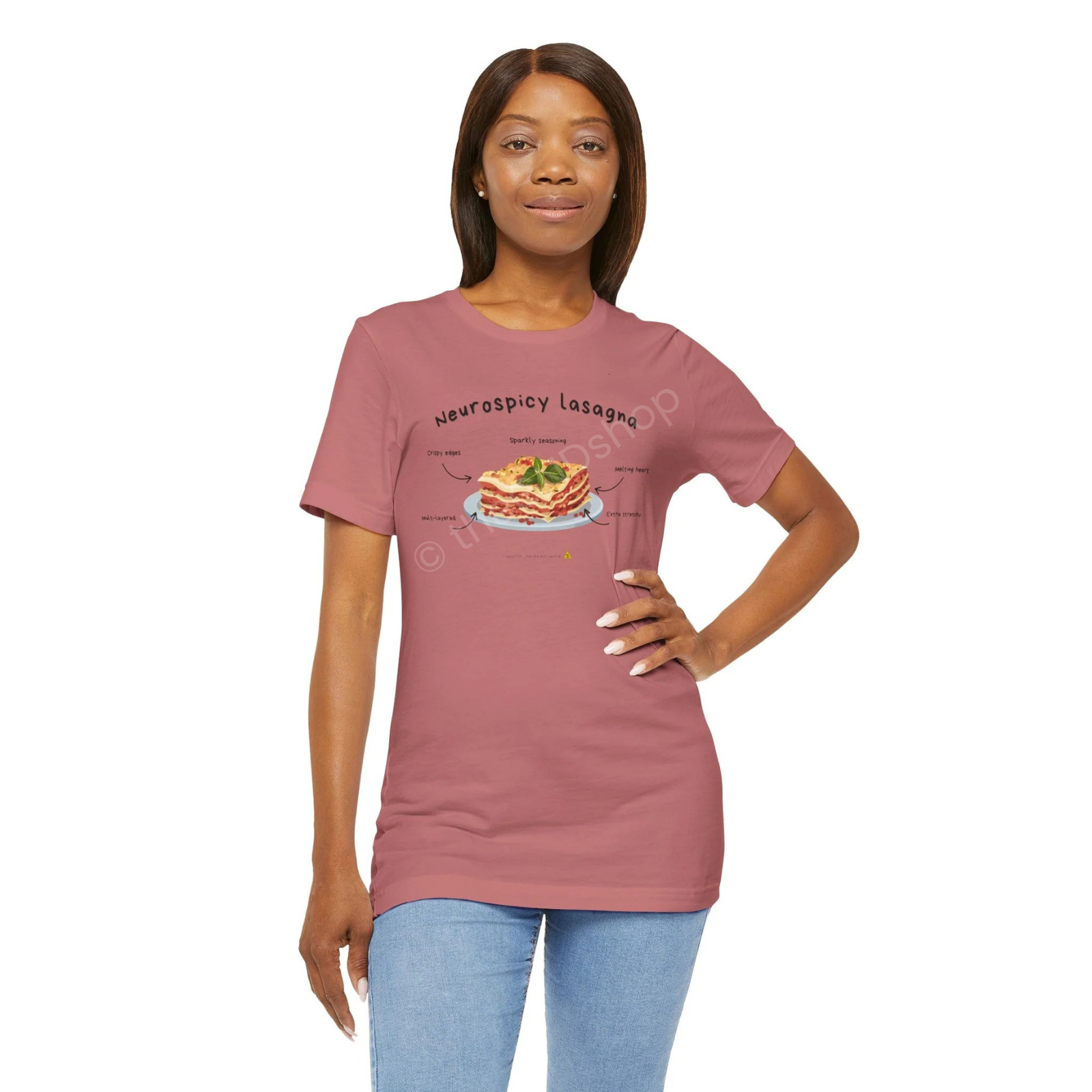 Unisex T-shirt - Neurospicy Lasagna – Multi-layered and extra spicy