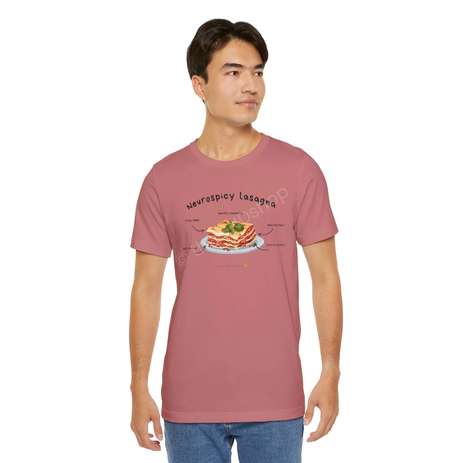 Unisex T-shirt - Neurospicy Lasagna – Multi-layered and extra spicy