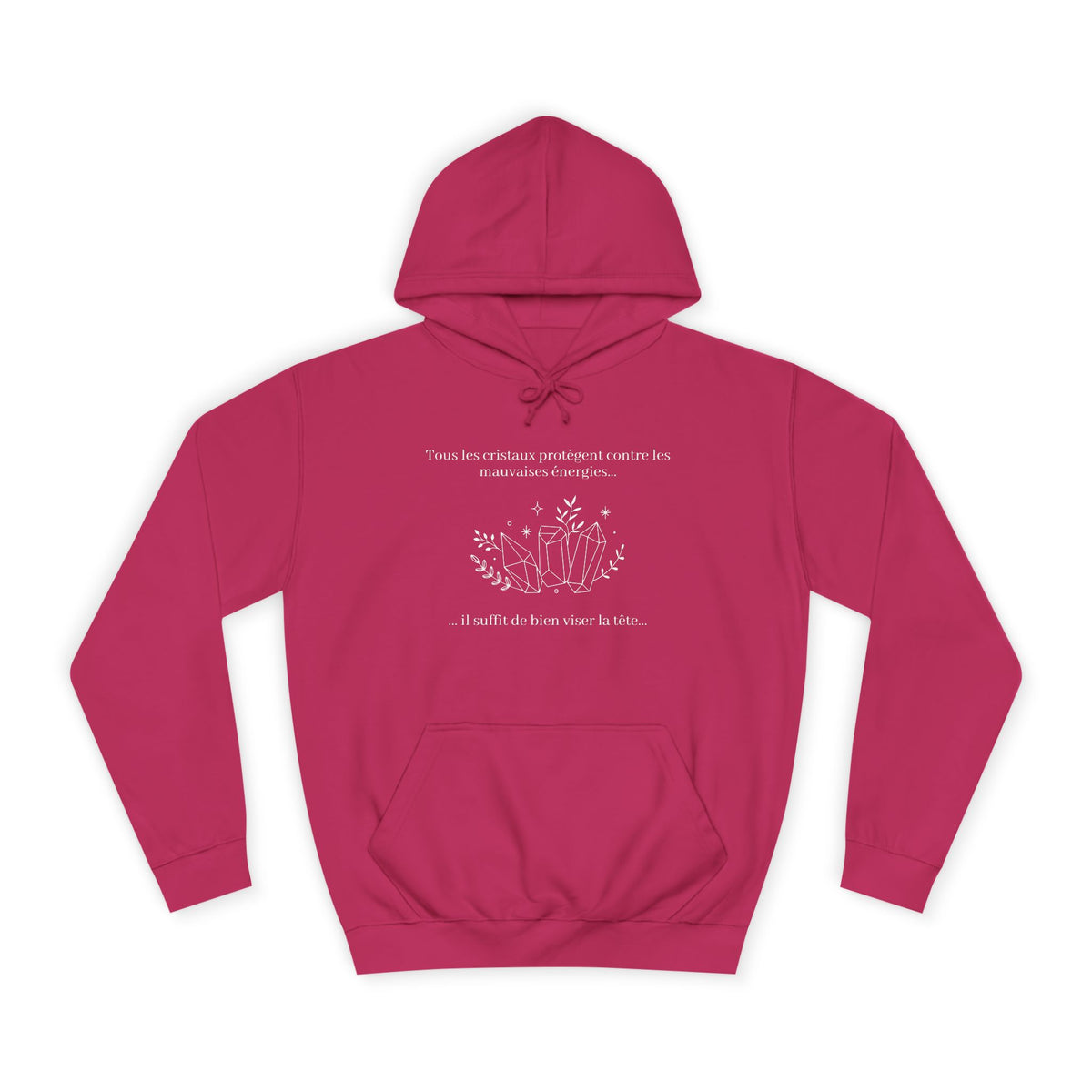 Hoodie - All the crystals protect against bad energies