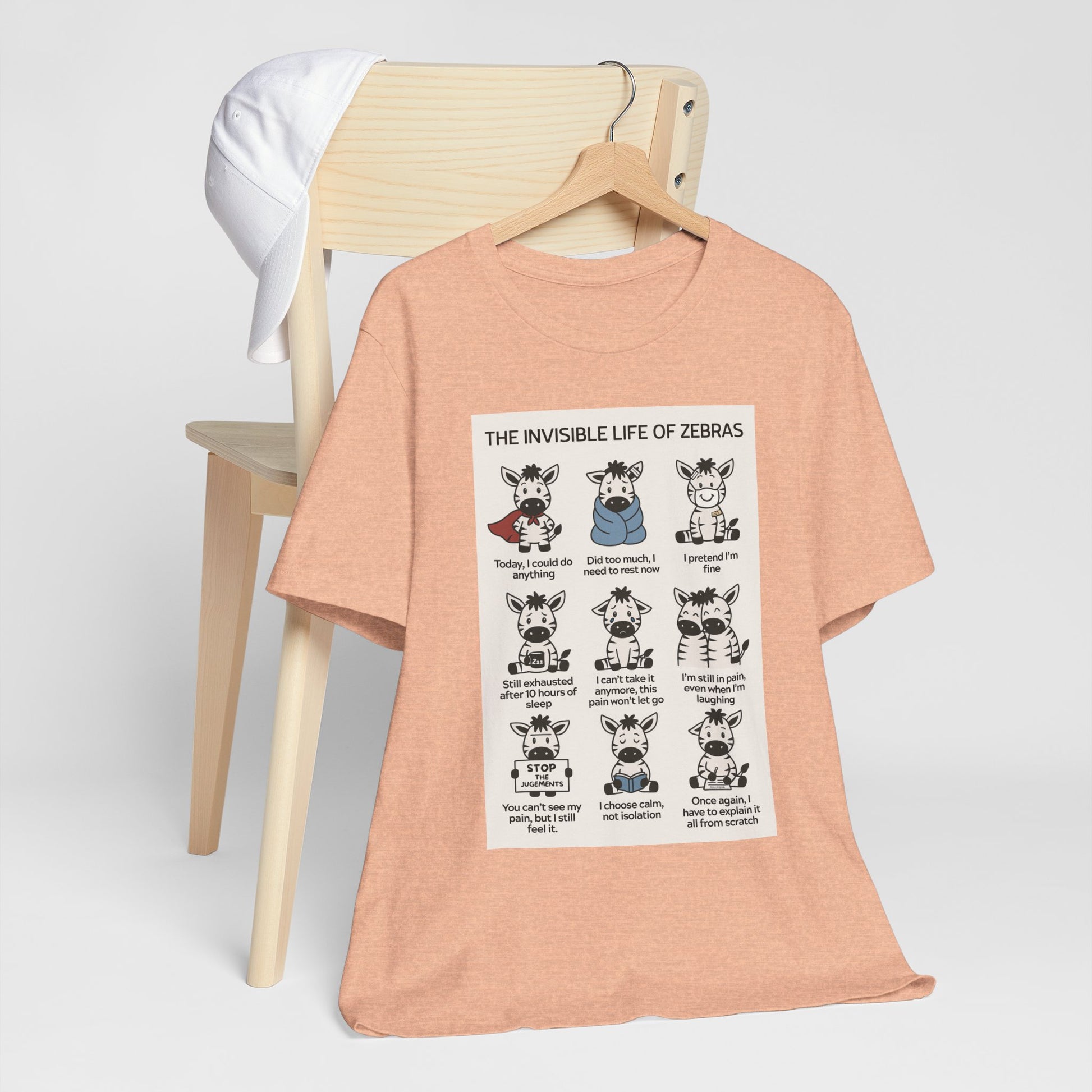 T-shirt - The Invisible Life of Zebras (hEDS)