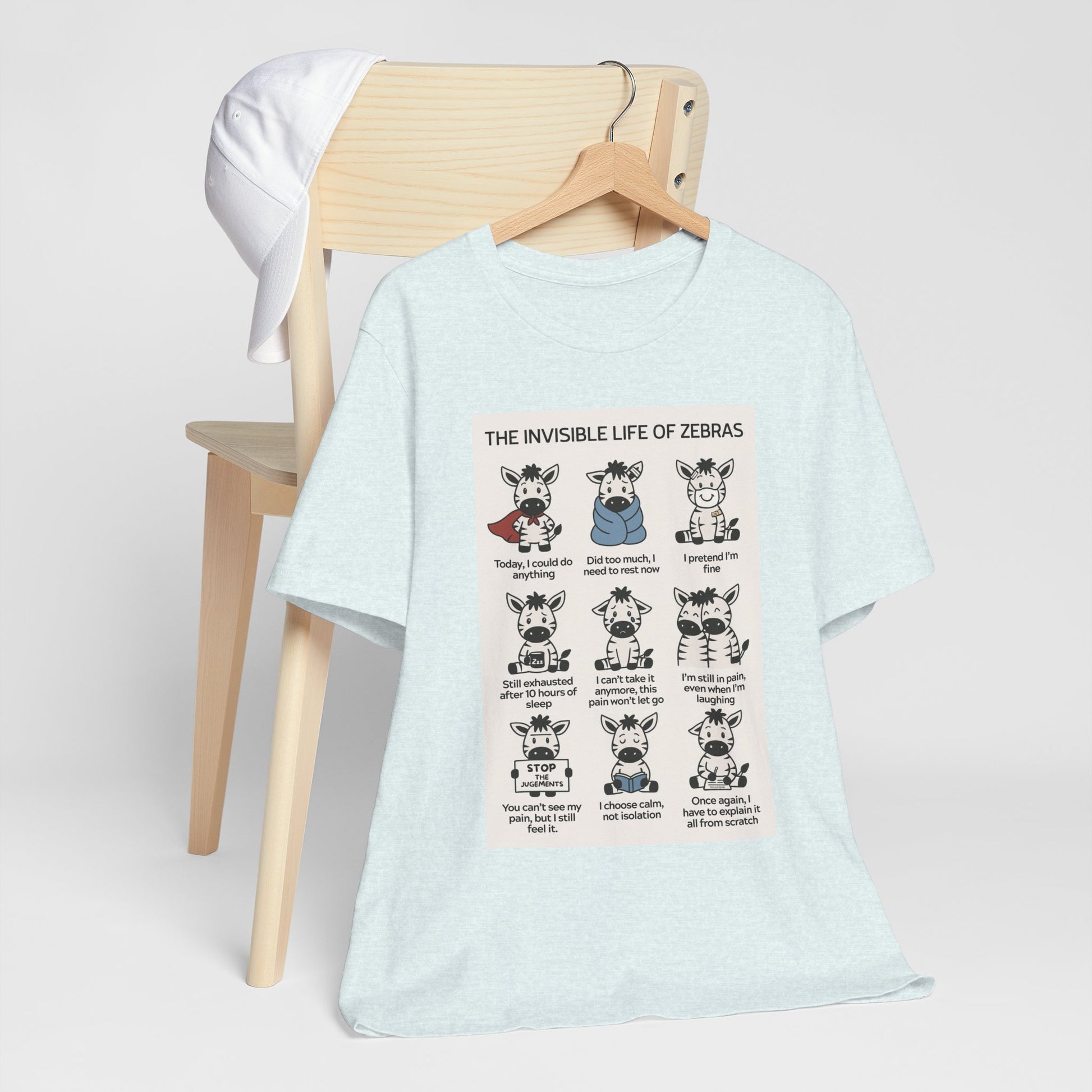 T-shirt - The Invisible Life of Zebras (hEDS)
