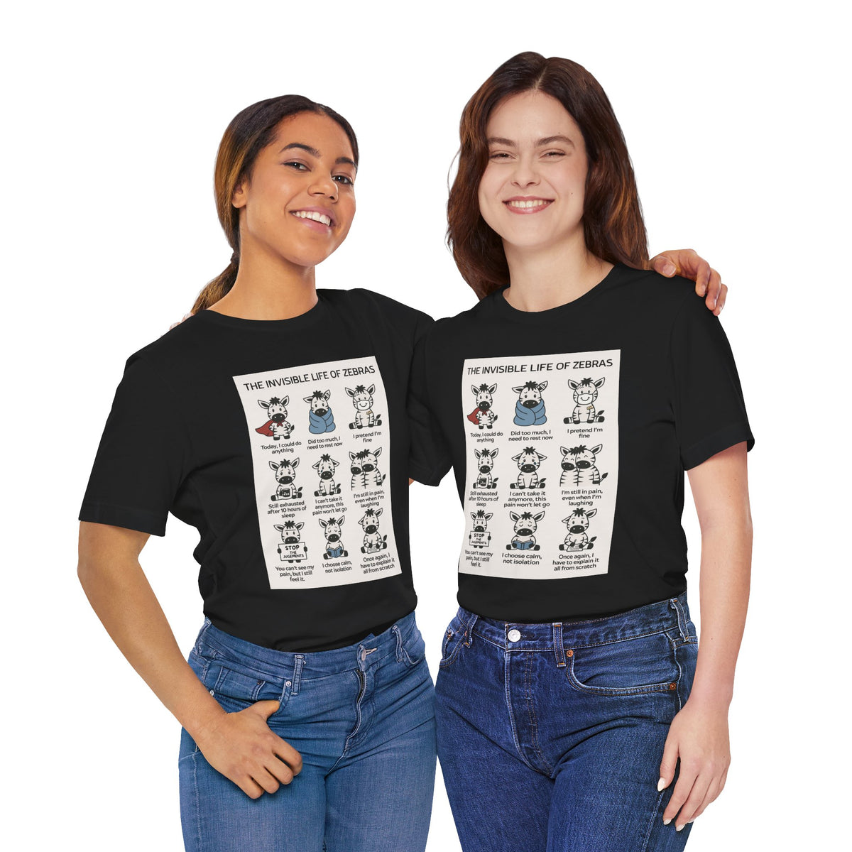 T-shirt - The Invisible Life of Zebras (hEDS)