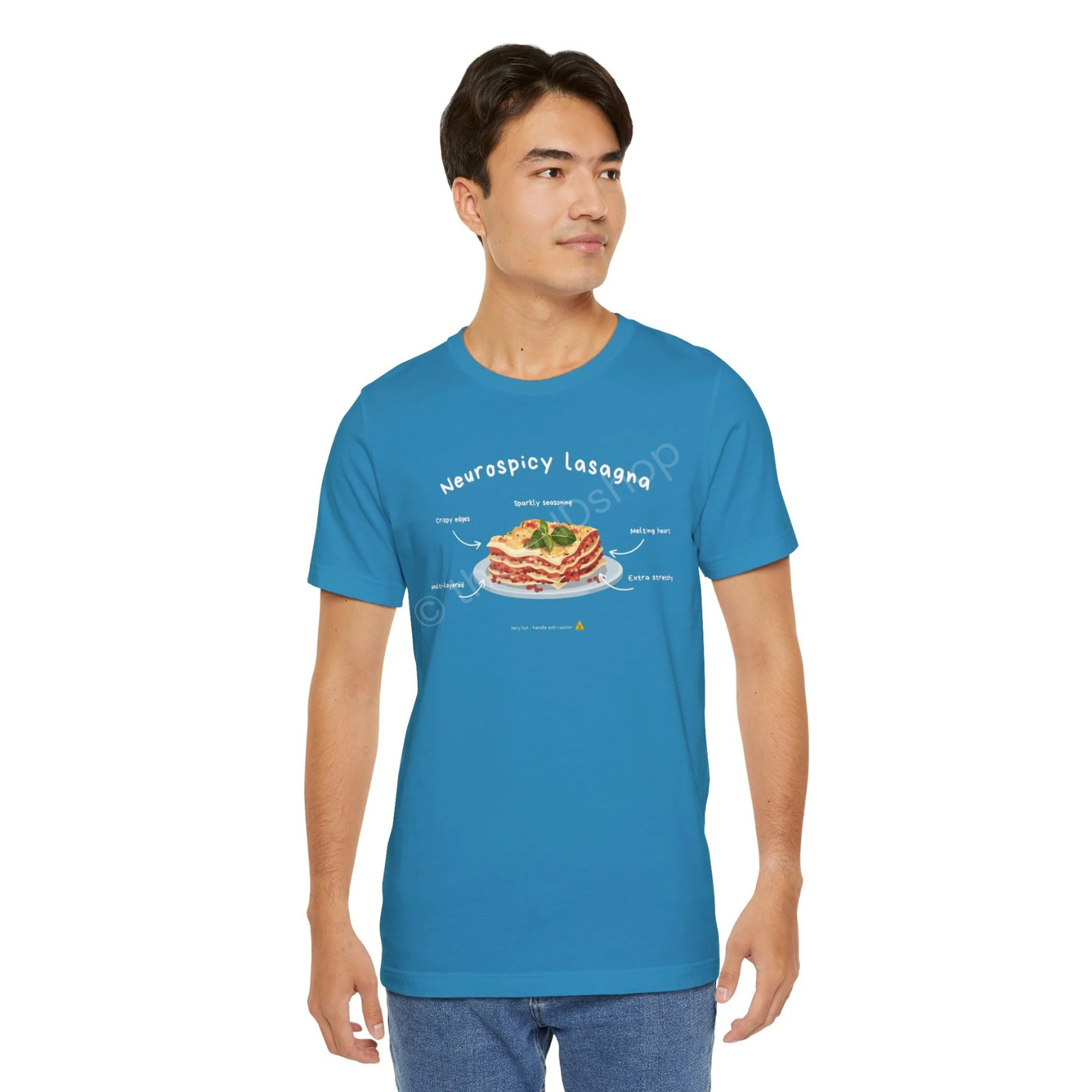 Unisex T-shirt - Neurospicy Lasagna – Multi-layered and extra spicy