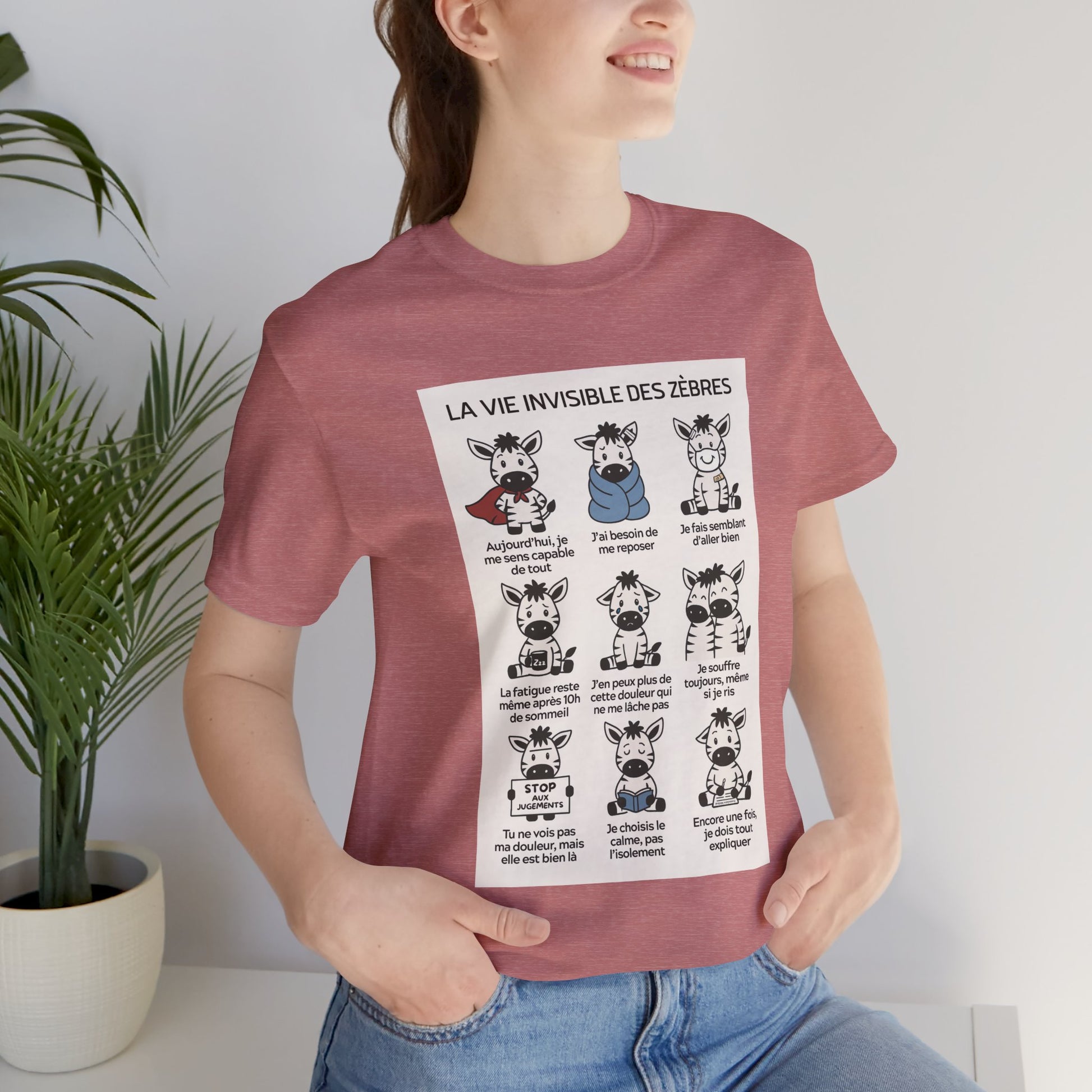 T-shirt - La vie invisible des zèbres (SED)