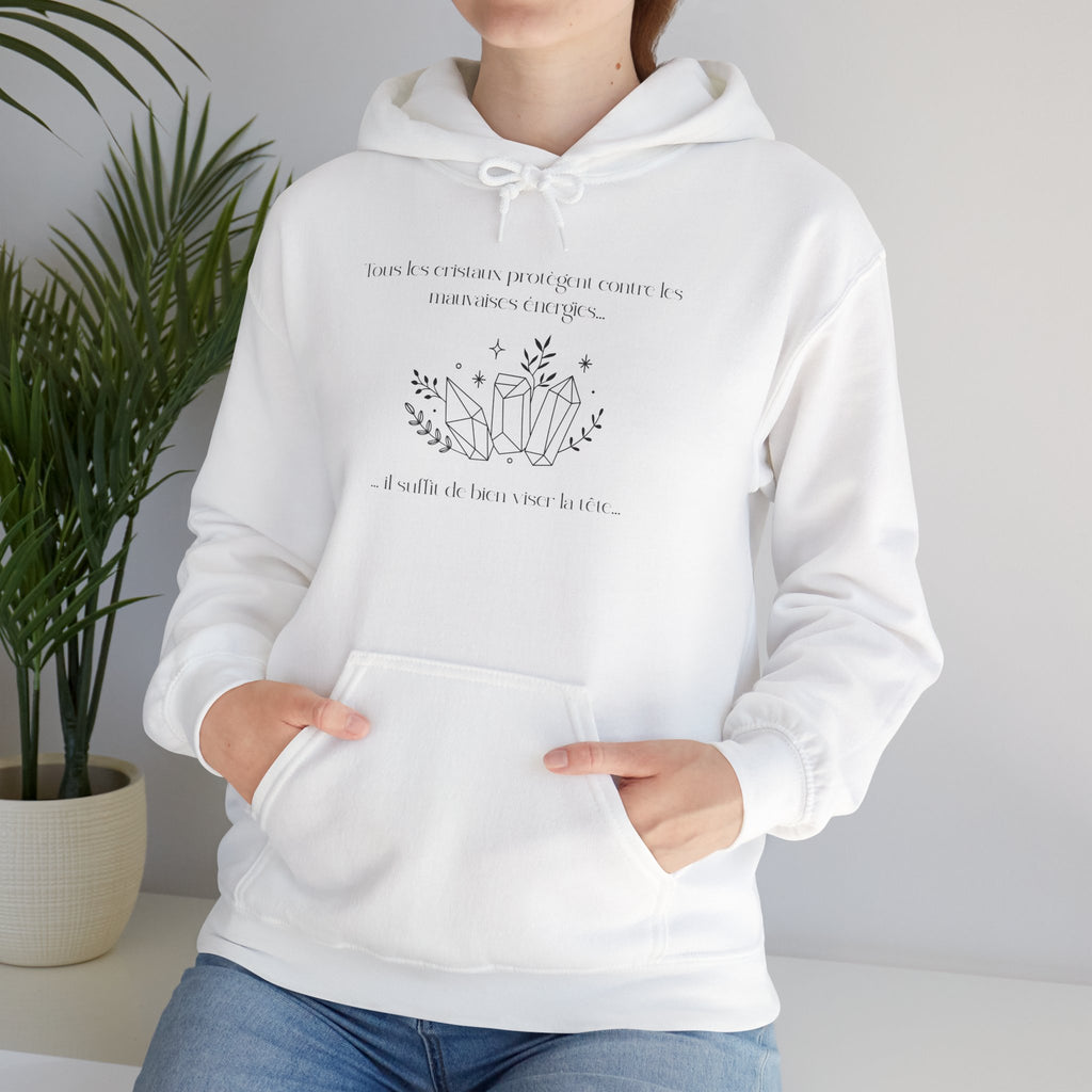 Hoodie Unisex - Tous les cristaux protègent contre les mauvaises énergies