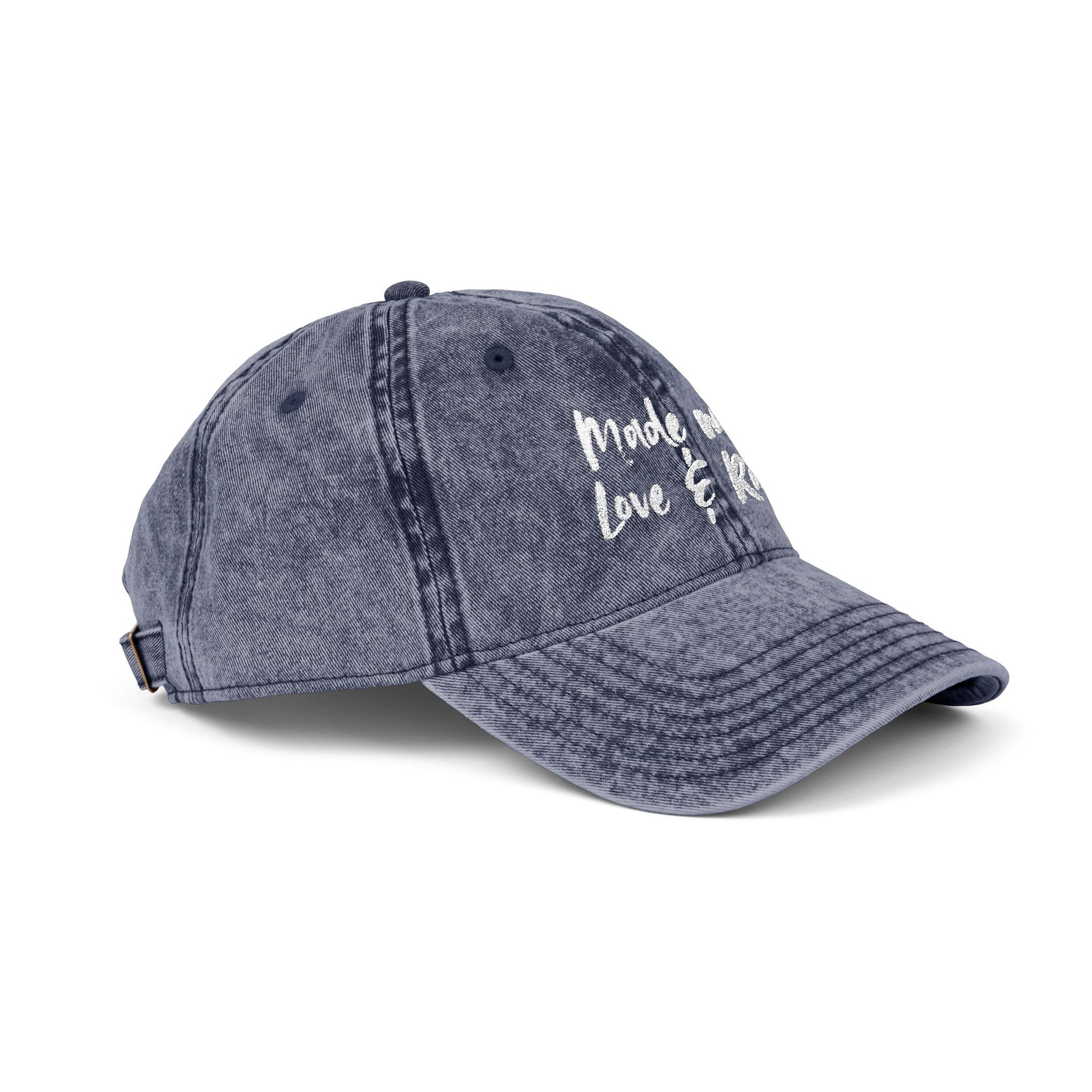 Casquette Vintage — “Made with Love & Rage”