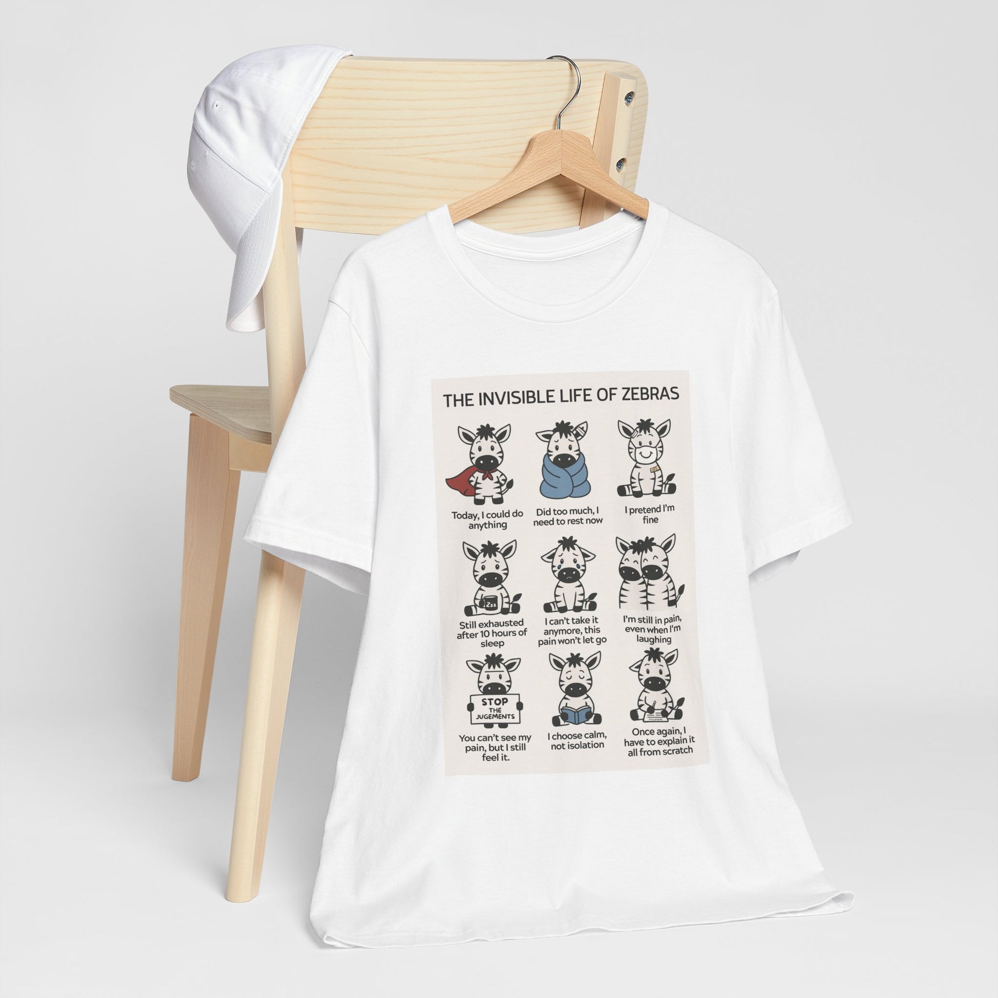 T-shirt - The Invisible Life of Zebras (hEDS)