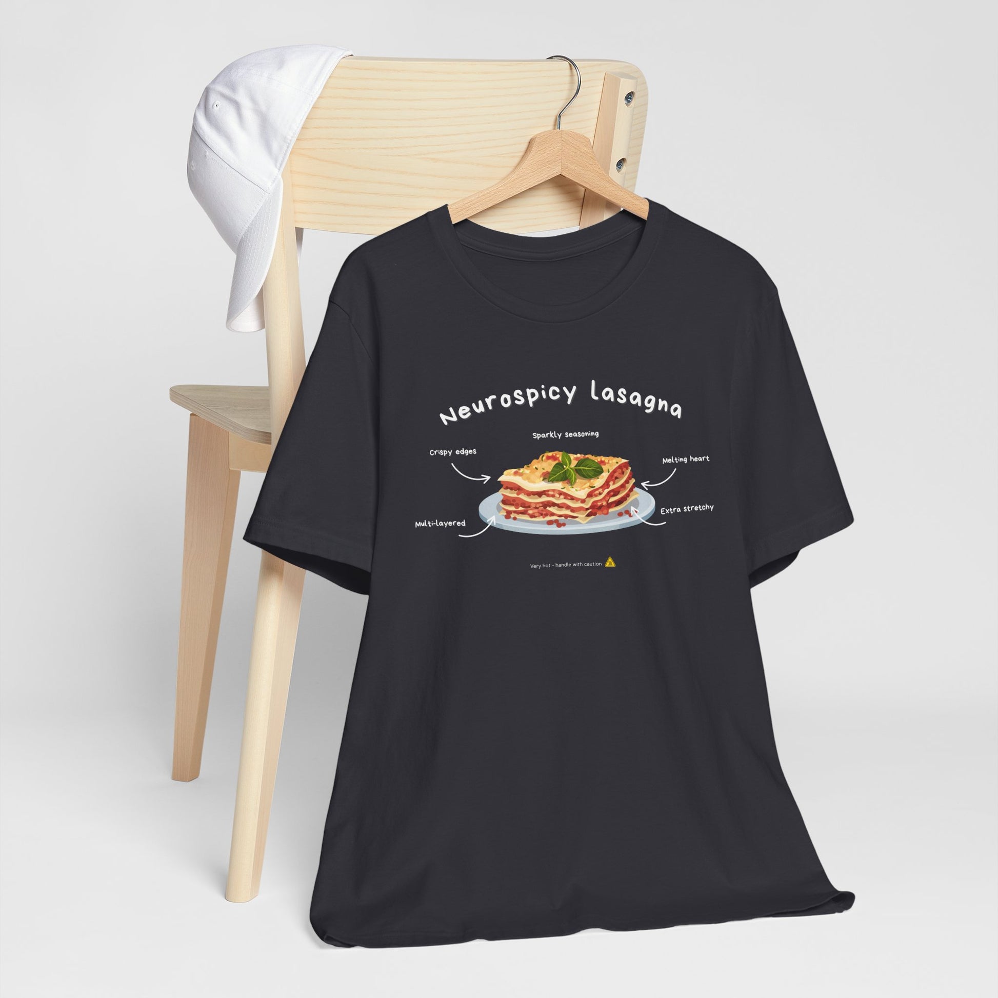 T-shirt - Neurospicy Lasagna – Multi-layered and extra spicy