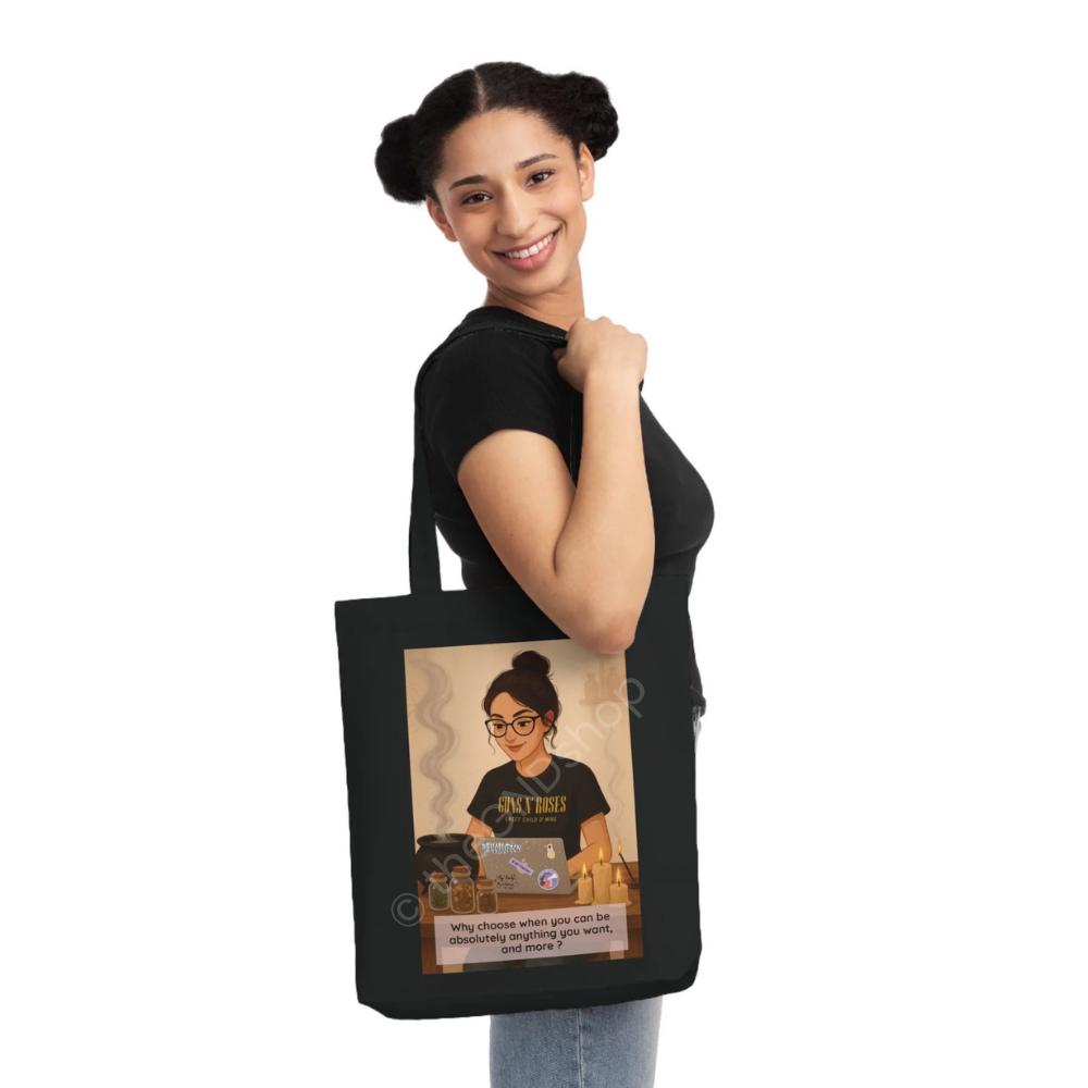 Modern Witch Tote Bag – Empowered Edition ✨