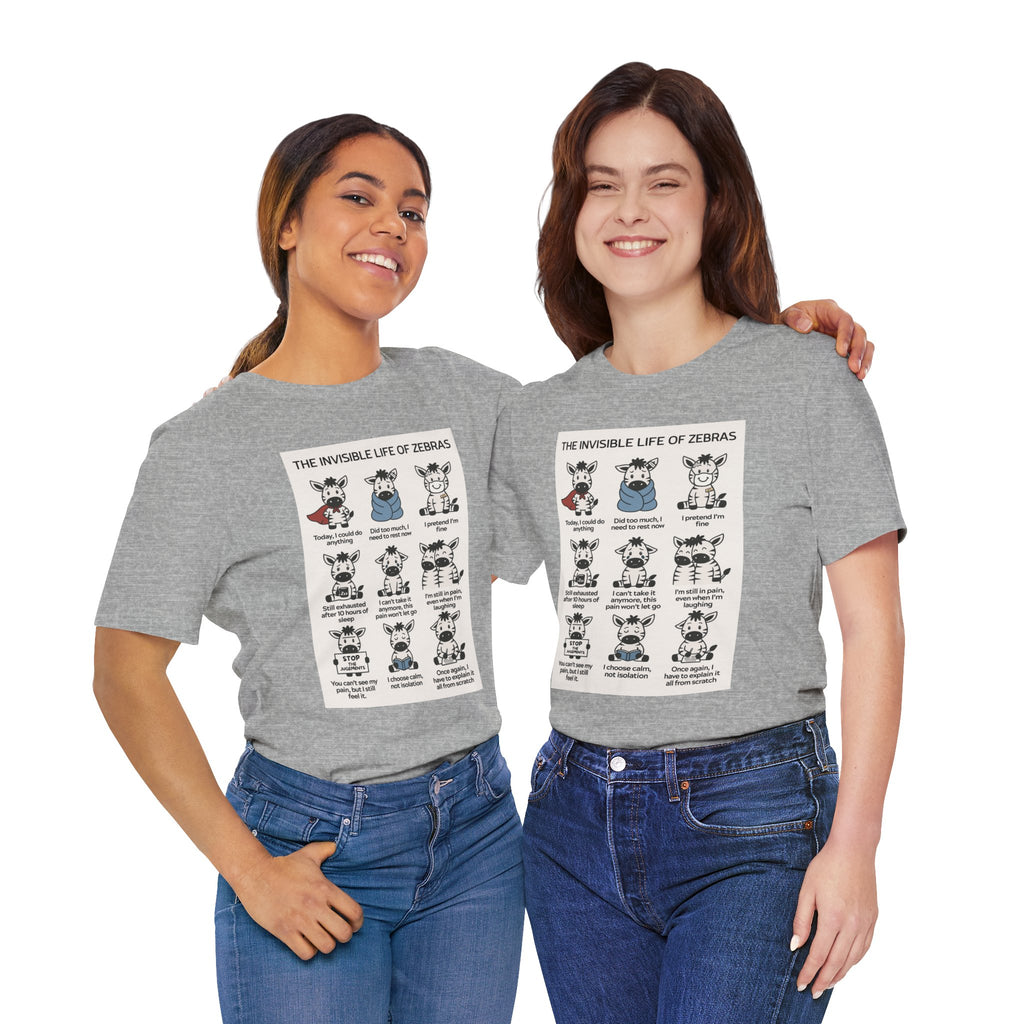 T-shirt - The Invisible Life of Zebras (hEDS)