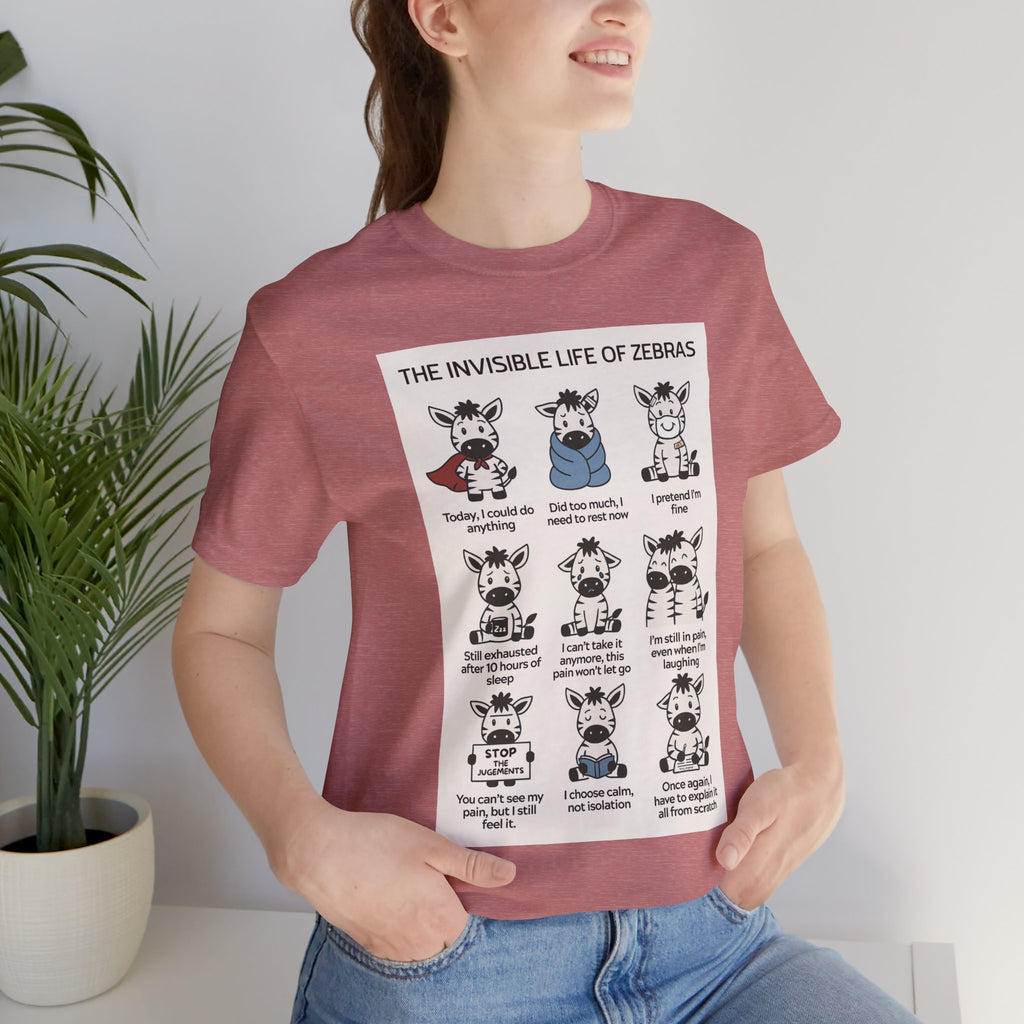 T-shirt - The Invisible Life of Zebras (hEDS)
