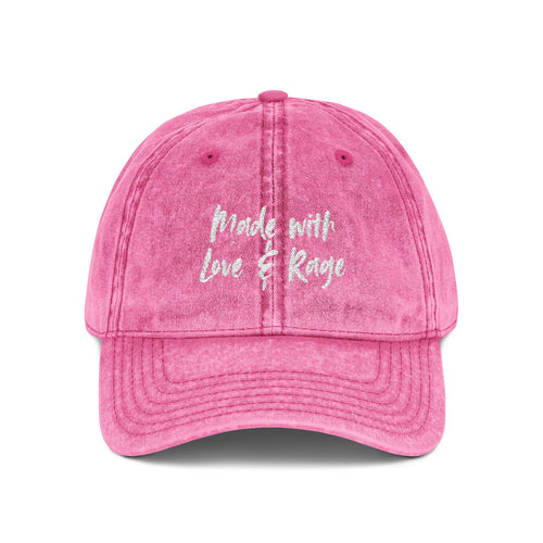 Casquette Vintage — “Made with Love & Rage”