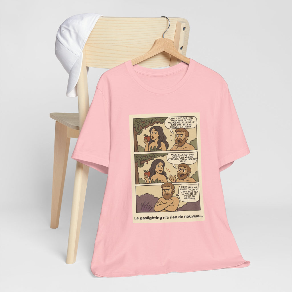 T-shirt - Adam et Eve... Le gaslighting n'a rien de nouveau