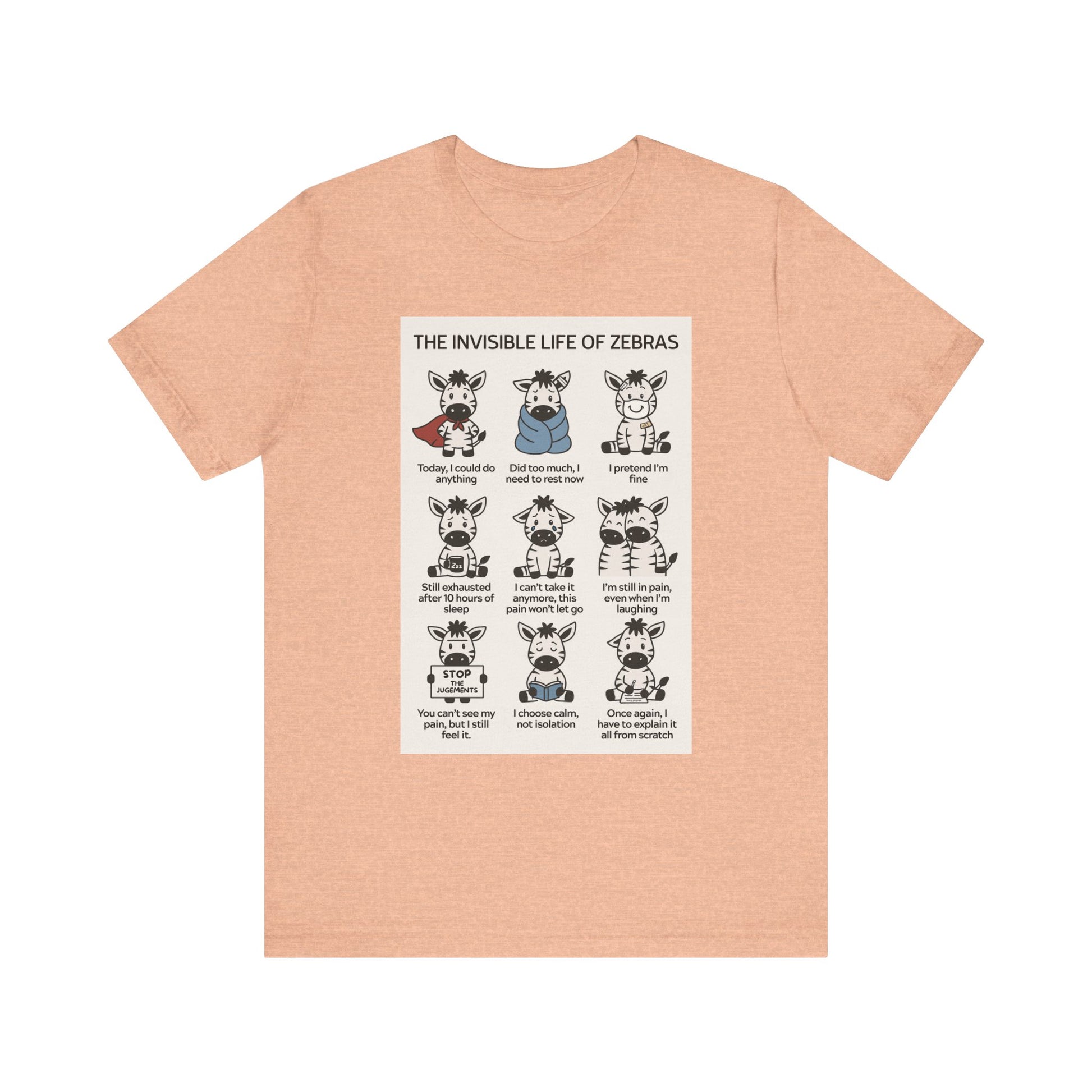T-shirt - The Invisible Life of Zebras (hEDS)