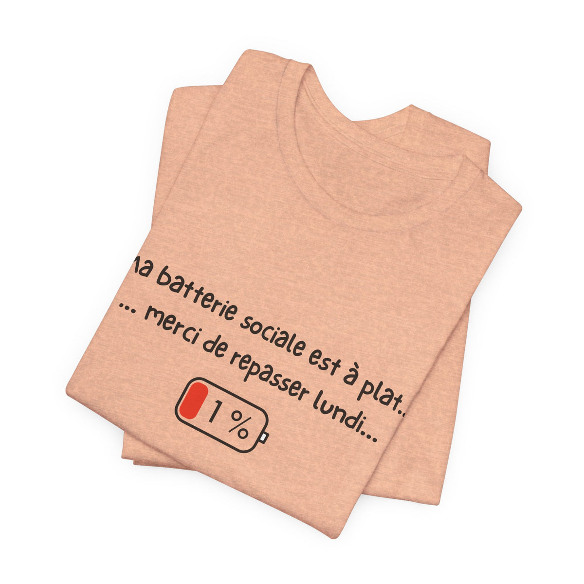 Unisex T-Shirt - My social battery is dead... please come back on Monday
