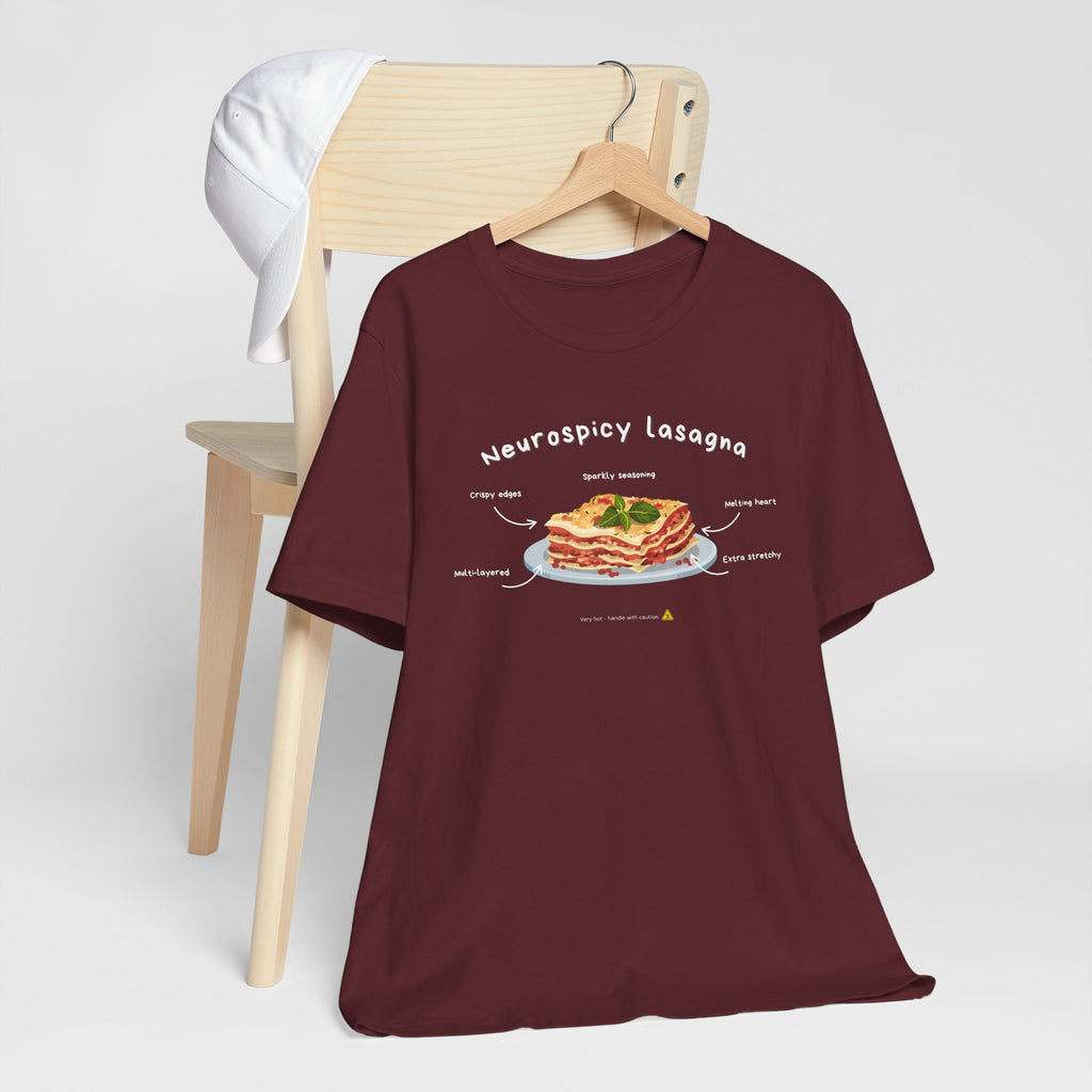 T-shirt - Neurospicy Lasagna – Multi-layered and extra spicy